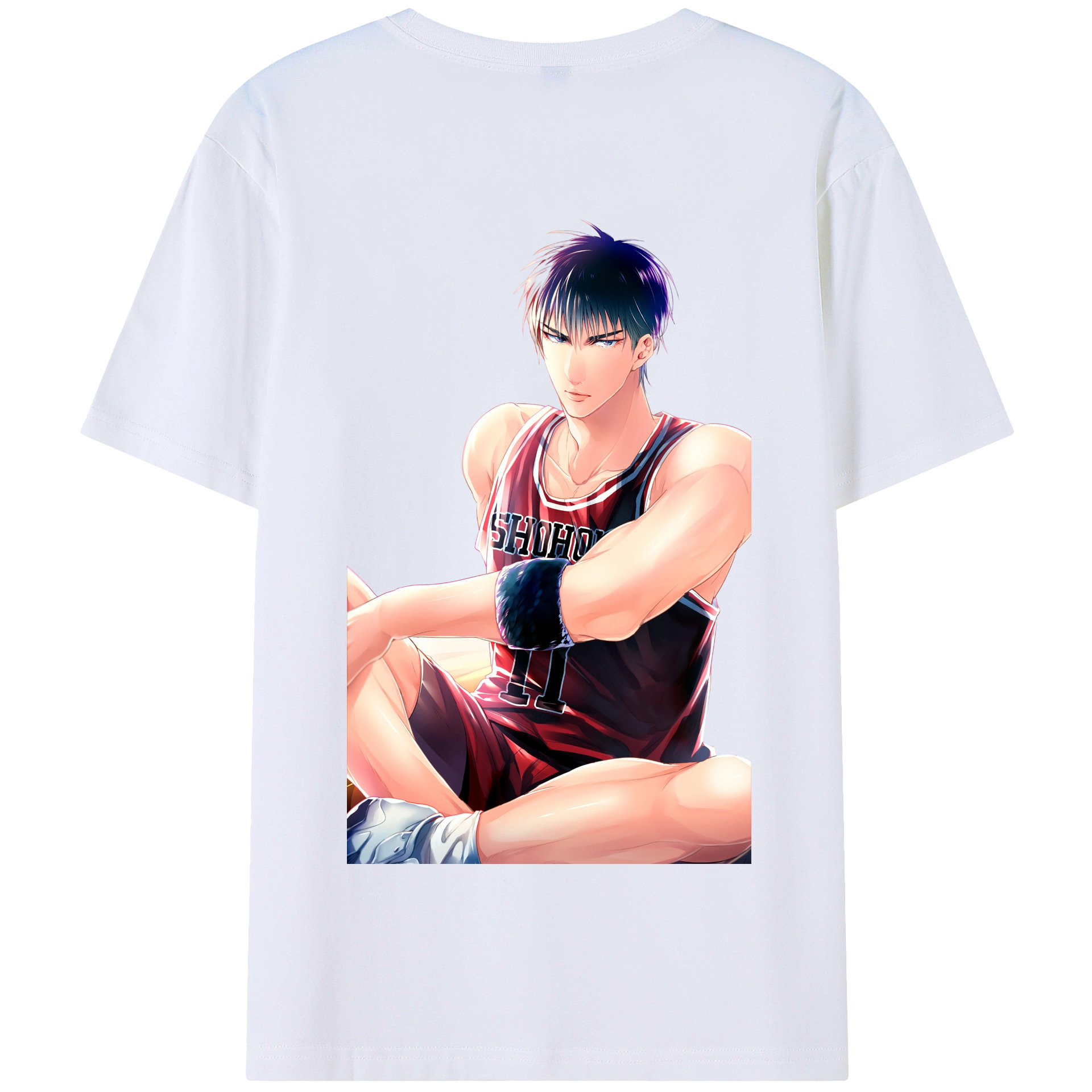 SLAM DUNK／スラムダンク 綿100％半袖Tシャツ（背面プリント）