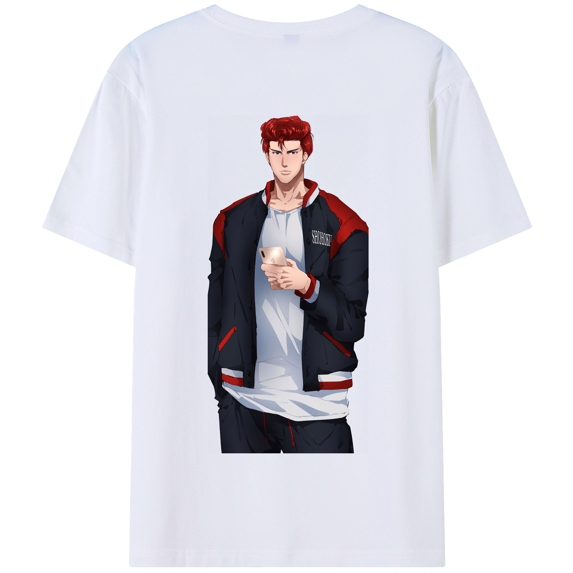 SLAM DUNK／スラムダンク 綿100％半袖Tシャツ（背面プリント）