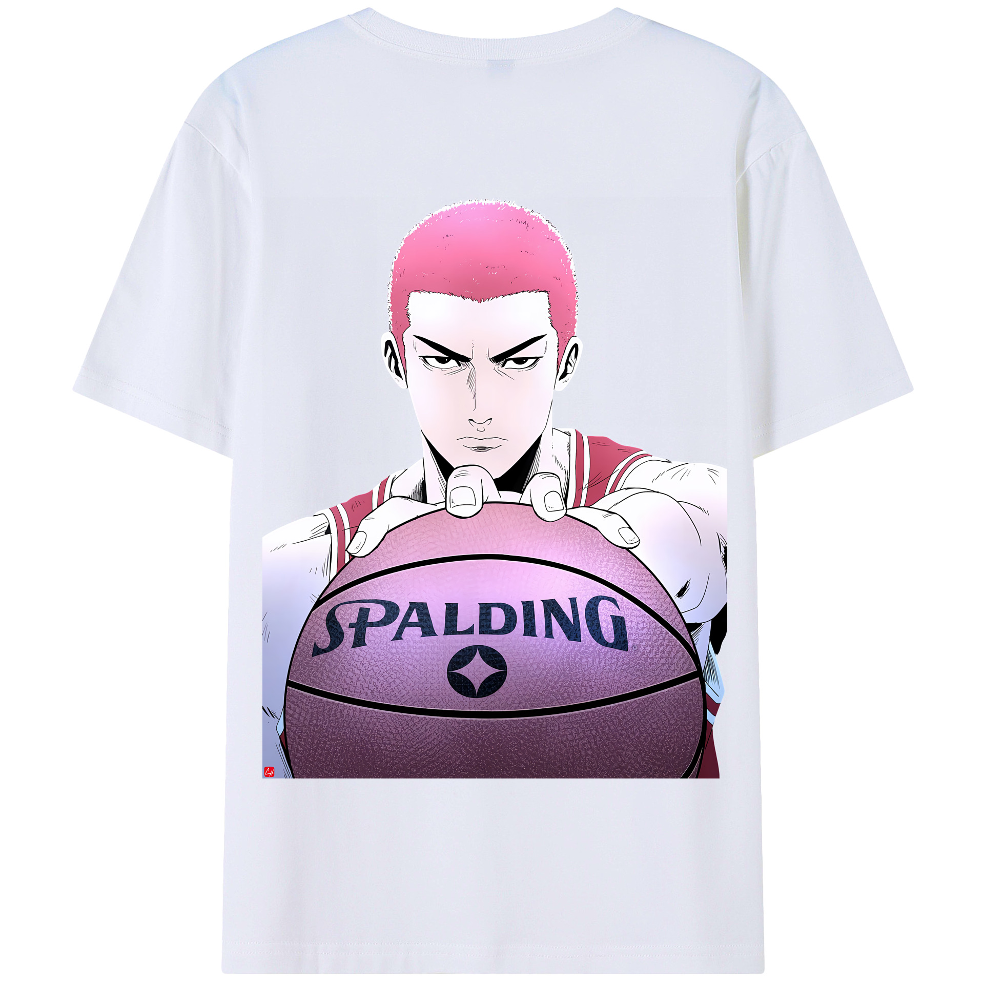 SLAM DUNK／スラムダンク 綿100％半袖Tシャツ（背面プリント）