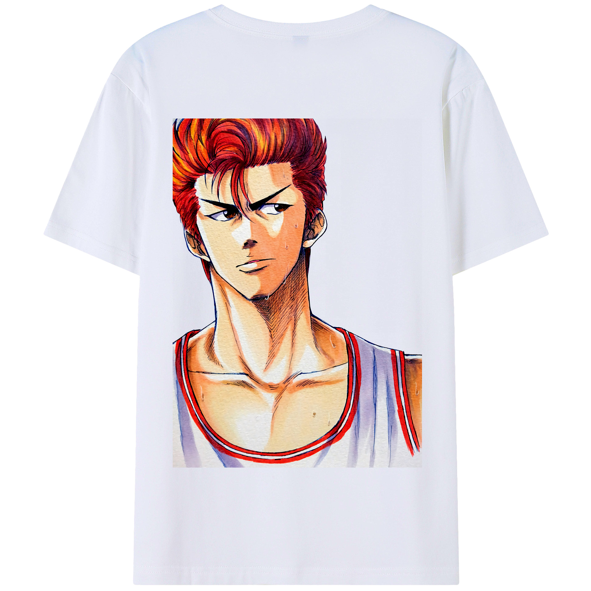 SLAM DUNK／スラムダンク 綿100％半袖Tシャツ（背面プリント）