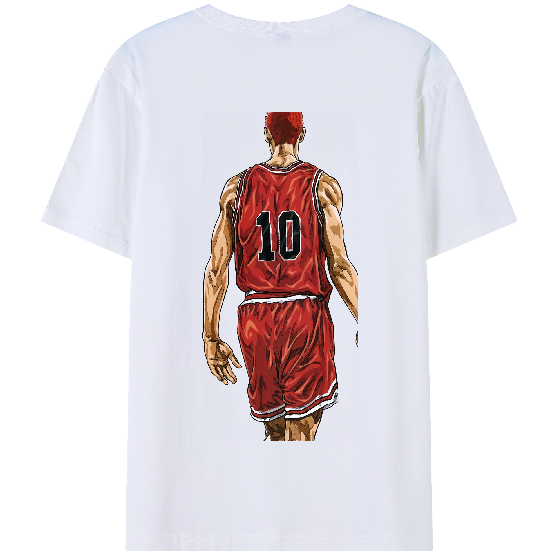 SLAM DUNK／スラムダンク 綿100％半袖Tシャツ（背面プリント）