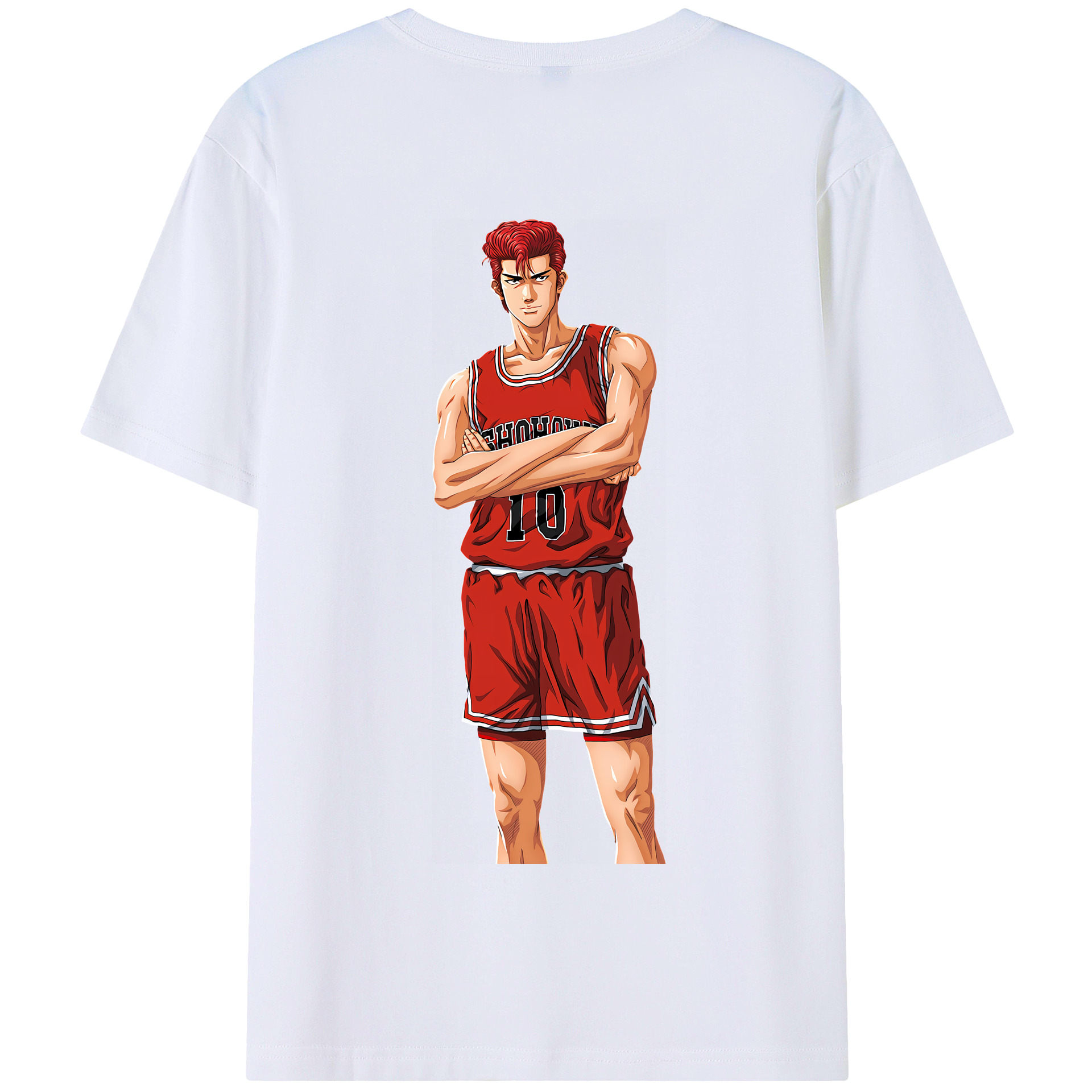 SLAM DUNK／スラムダンク 綿100％半袖Tシャツ（背面プリント）
