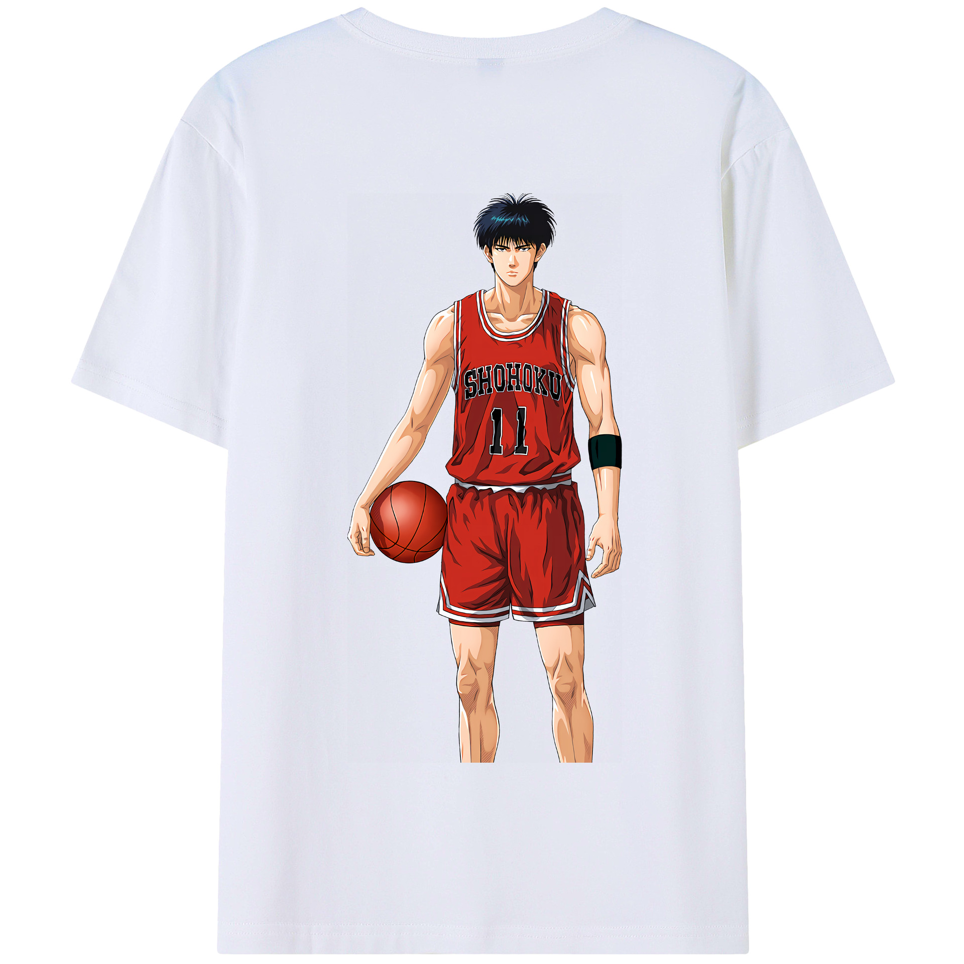 SLAM DUNK／スラムダンク 綿100％半袖Tシャツ（背面プリント）