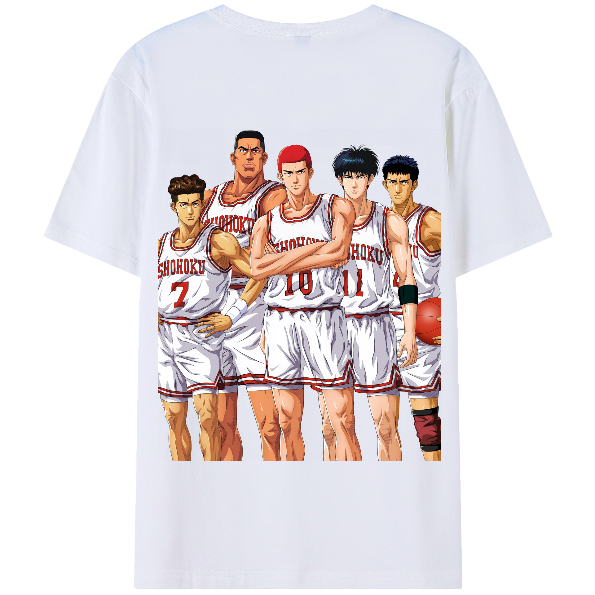 （画像用） SLAM DUNK／スラムダンク 綿100％半袖Tシャツ（背面プリント）