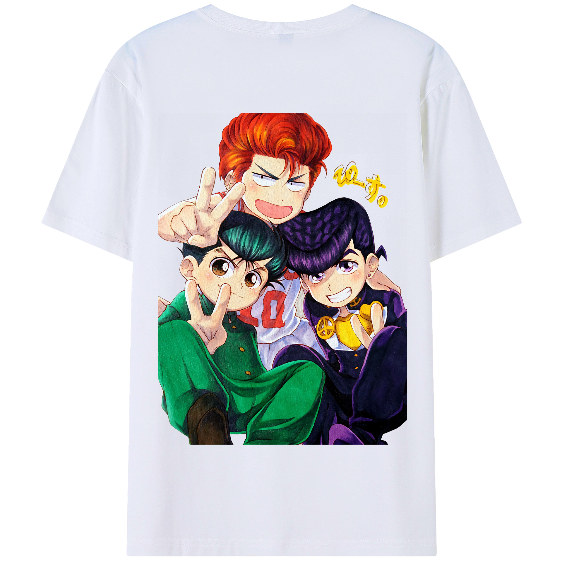 SLAM DUNK／スラムダンク 綿100％半袖Tシャツ（背面プリント）