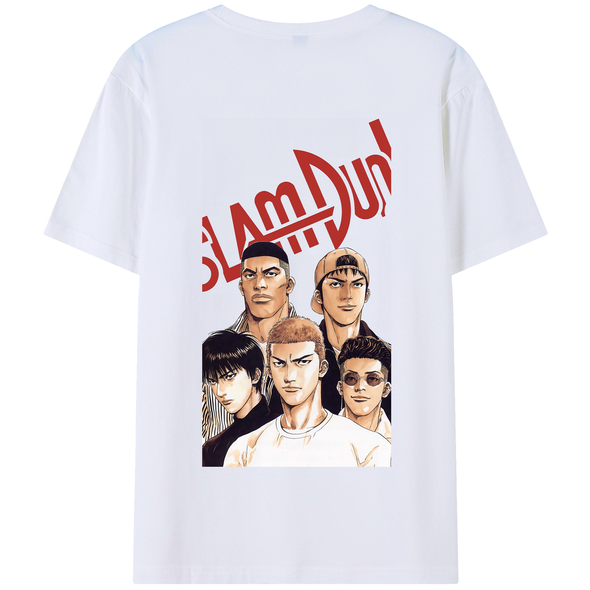 SLAM DUNK／スラムダンク 綿100％半袖Tシャツ（背面プリント）