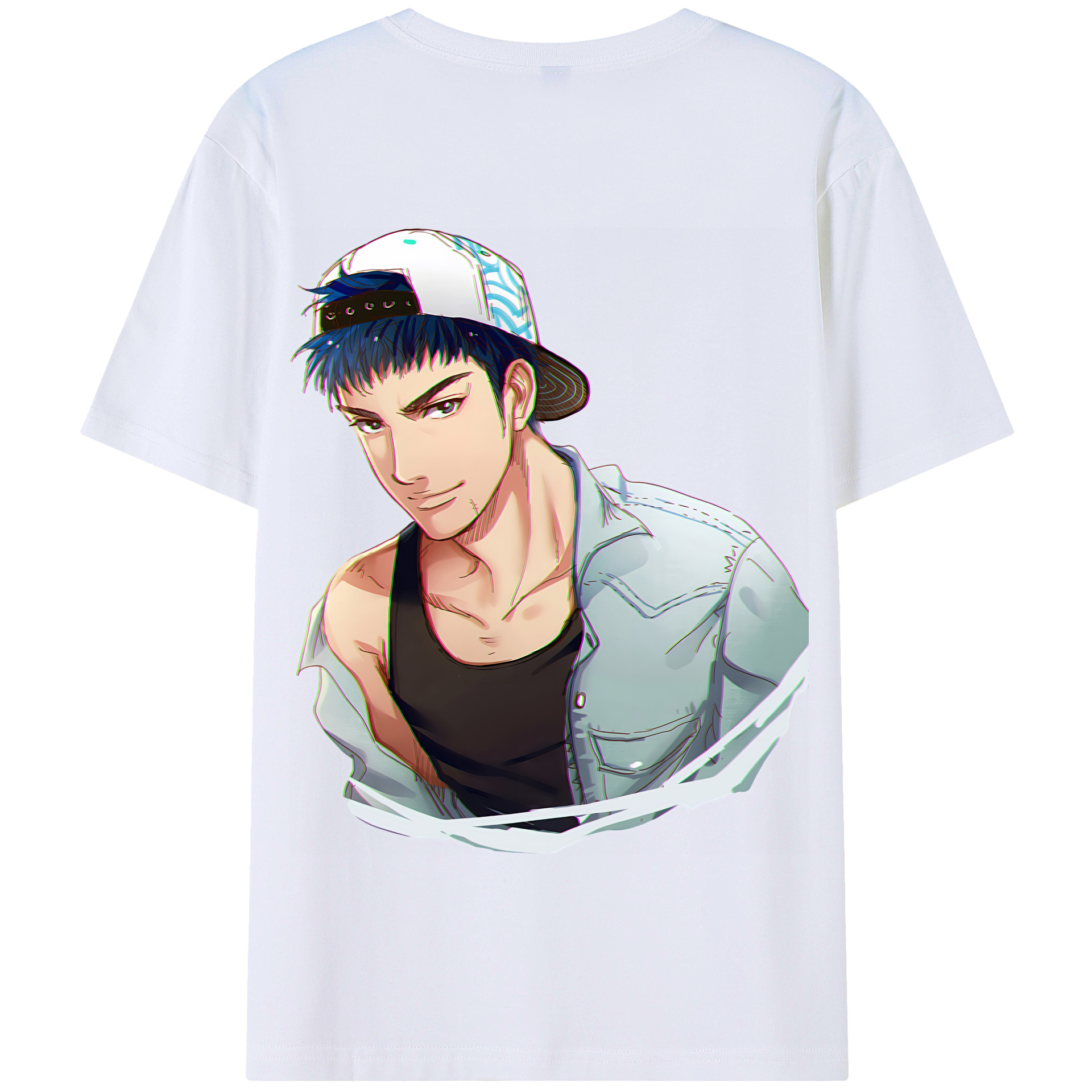 SLAM DUNK／スラムダンク 綿100％半袖Tシャツ（背面プリント）