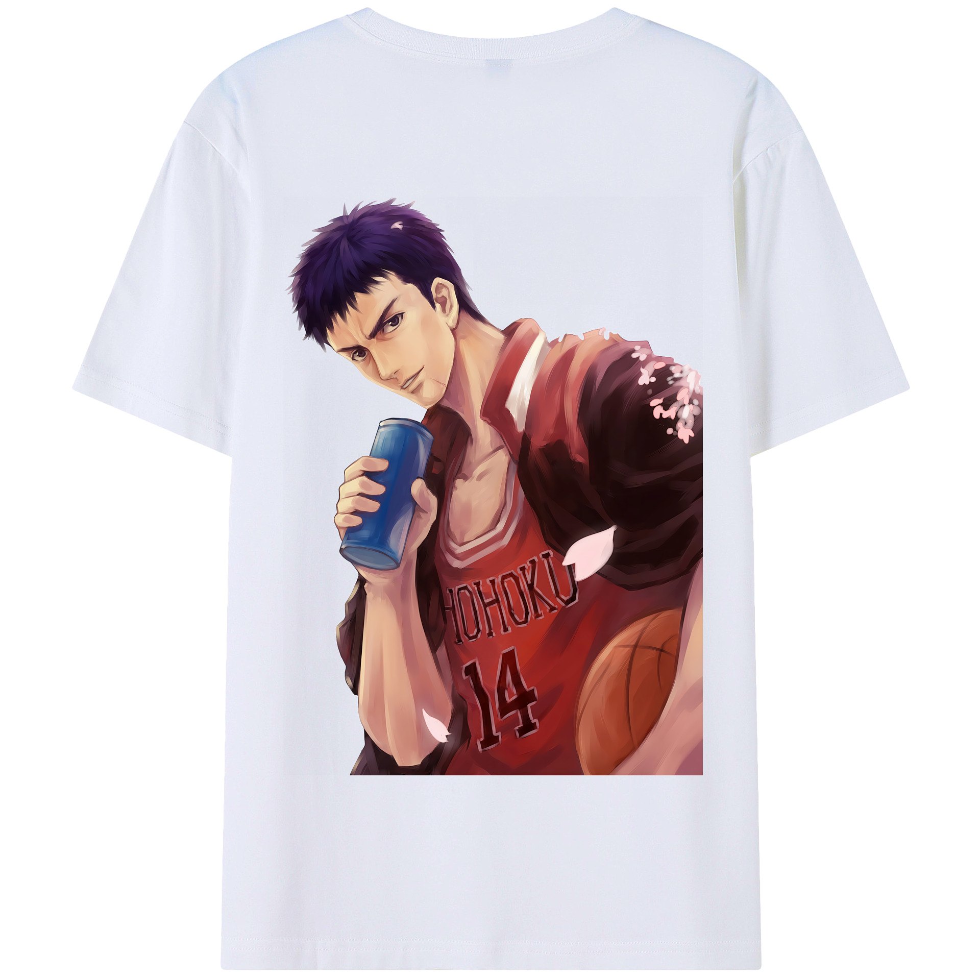 SLAM DUNK／スラムダンク 綿100％半袖Tシャツ（背面プリント）