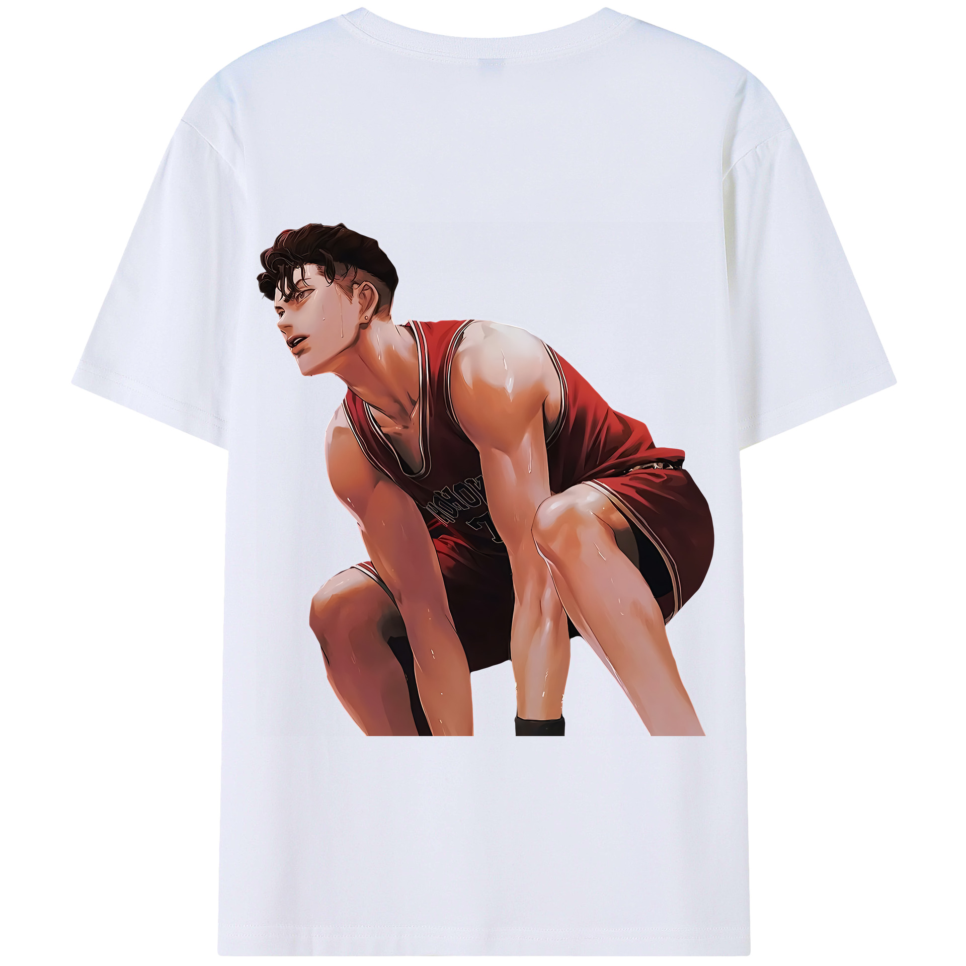 SLAM DUNK／スラムダンク 綿100％半袖Tシャツ（背面プリント）