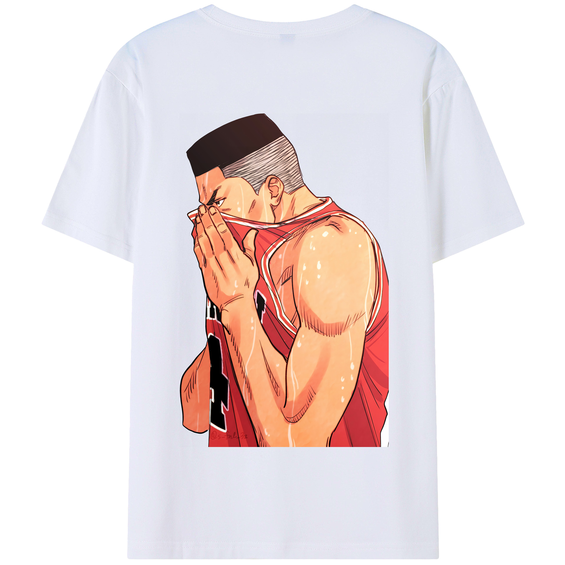 SLAM DUNK／スラムダンク 綿100％半袖Tシャツ（背面プリント）