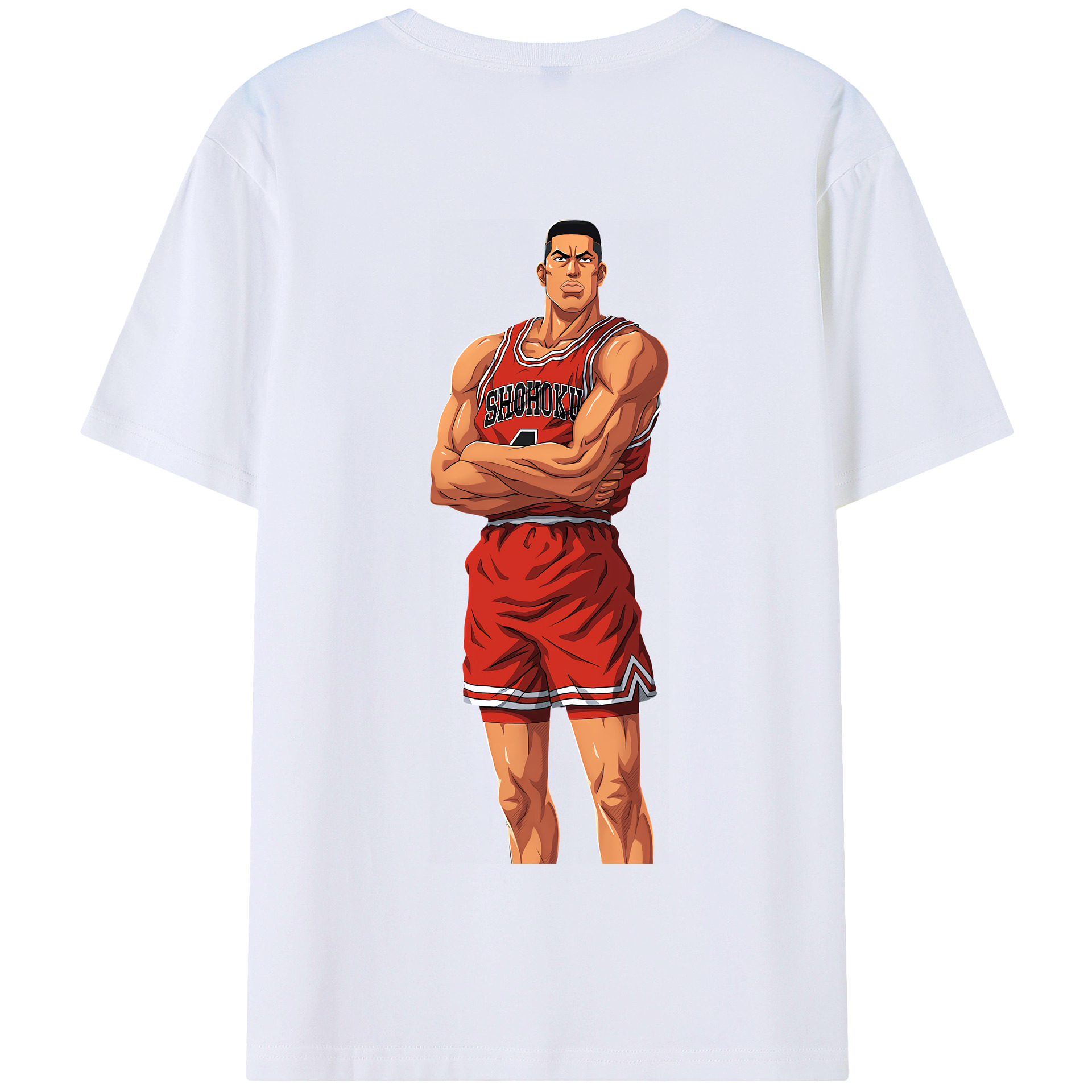 SLAM DUNK／スラムダンク 綿100％半袖Tシャツ（背面プリント）