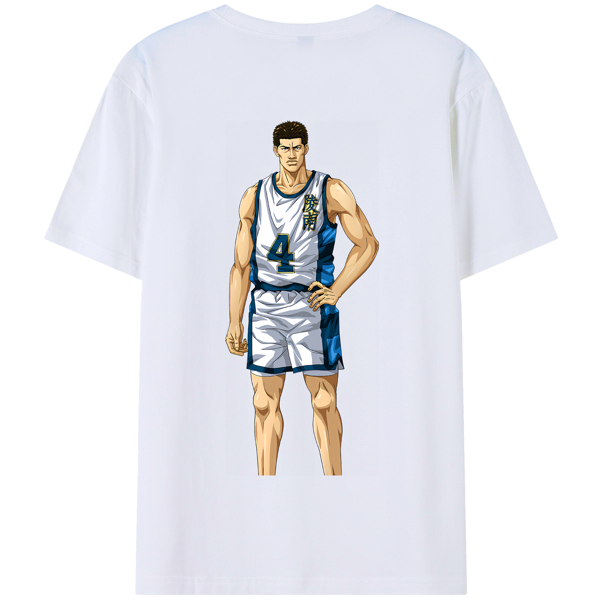 SLAM DUNK／スラムダンク 綿100％半袖Tシャツ（背面プリント）
