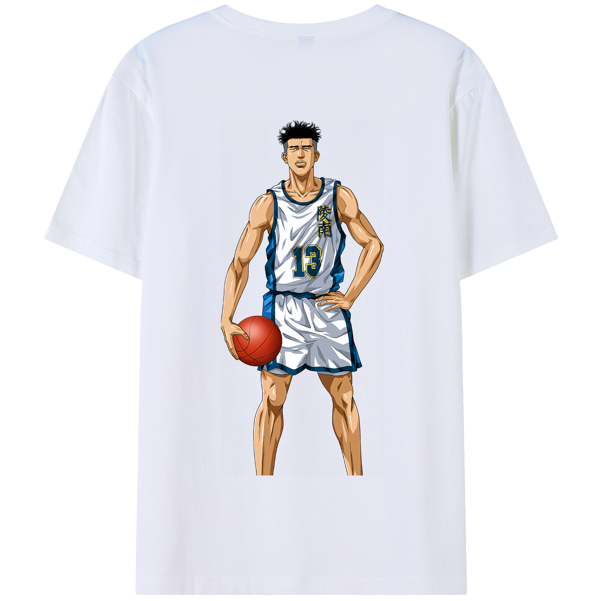 SLAM DUNK／スラムダンク 綿100％半袖Tシャツ（背面プリント）