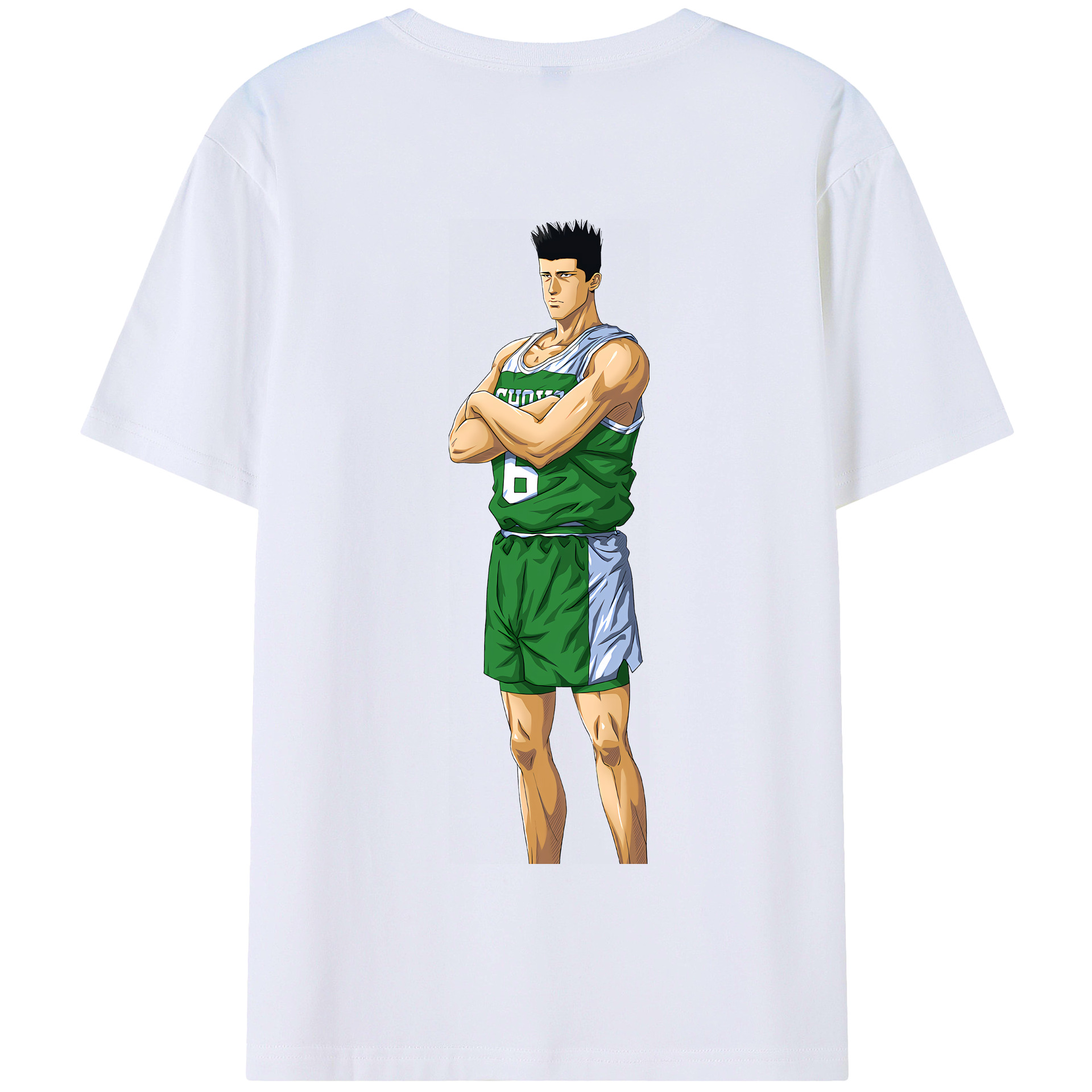 SLAM DUNK／スラムダンク 綿100％半袖Tシャツ（背面プリント）
