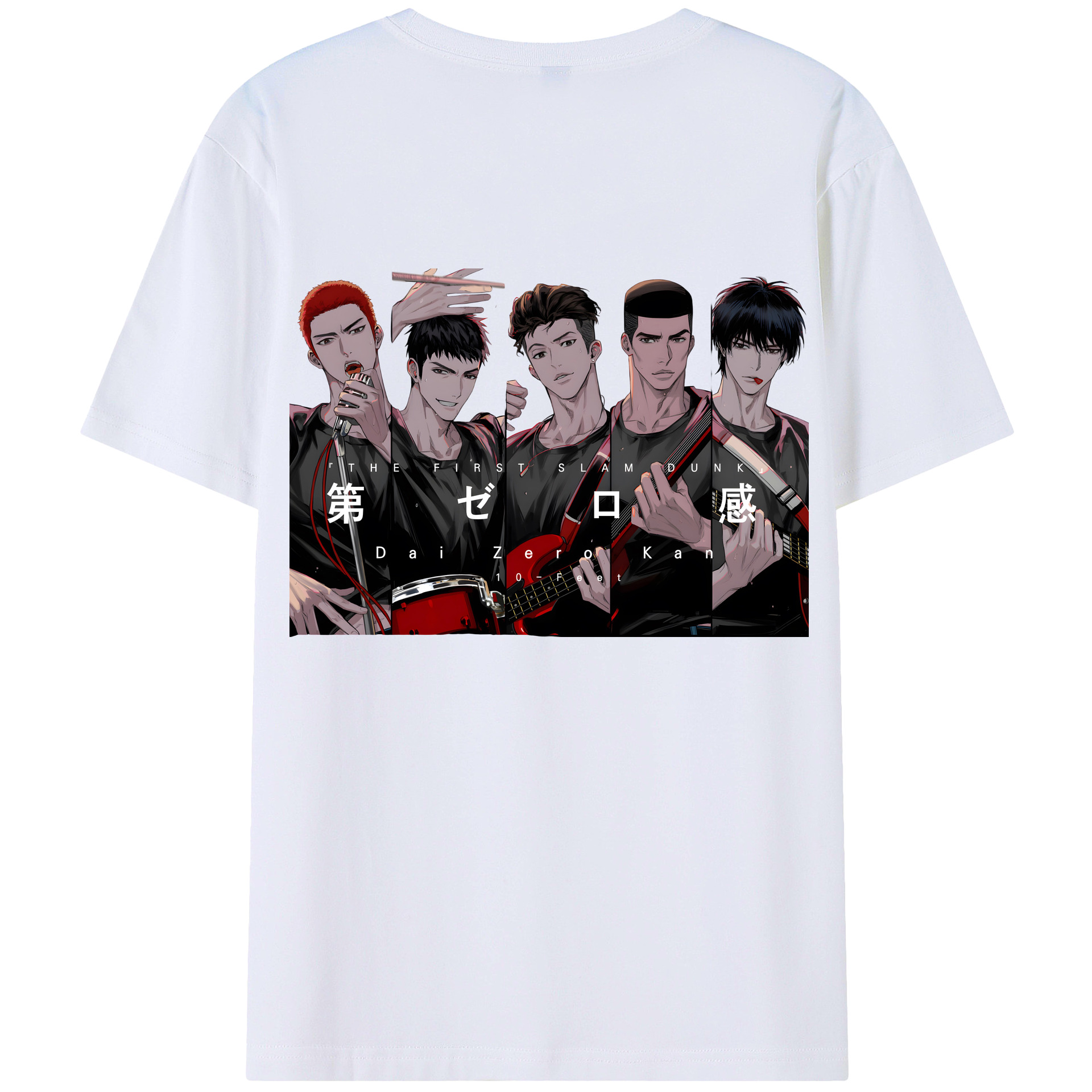 SLAM DUNK／スラムダンク 綿100％半袖Tシャツ（背面プリント）