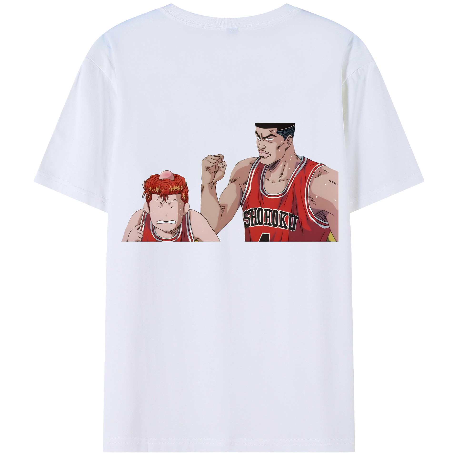 SLAM DUNK／スラムダンク 綿100％半袖Tシャツ（背面プリント）