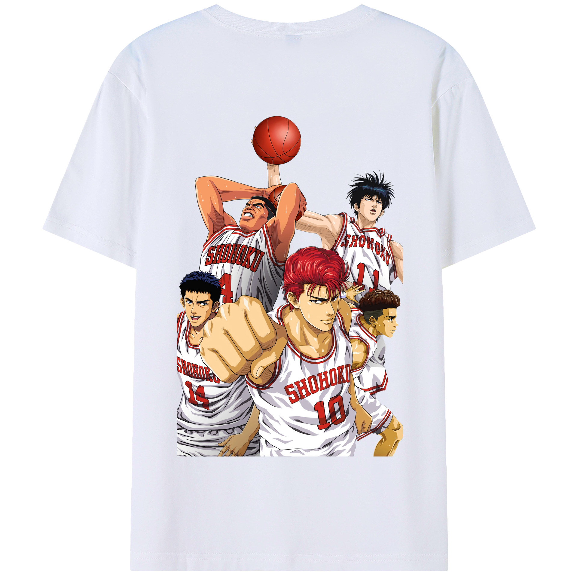 （画像用） SLAM DUNK／スラムダンク 綿100％半袖Tシャツ（背面プリント）