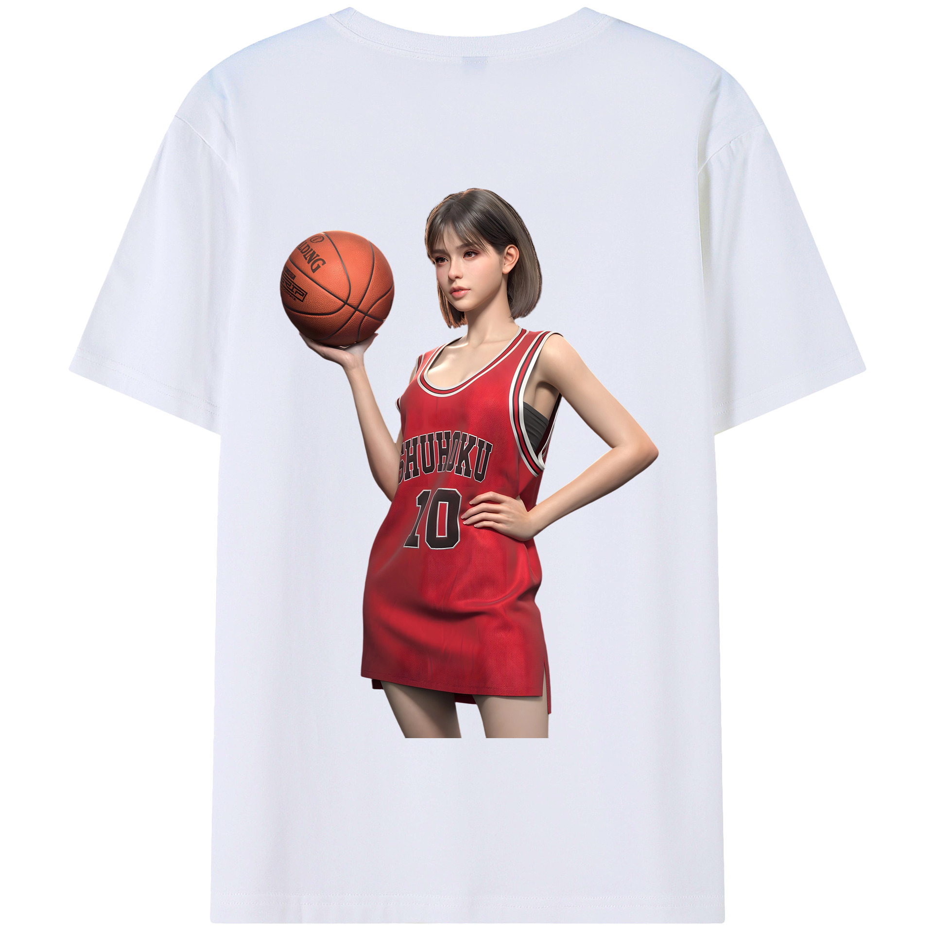SLAM DUNK／スラムダンク 綿100％半袖Tシャツ（背面プリント）