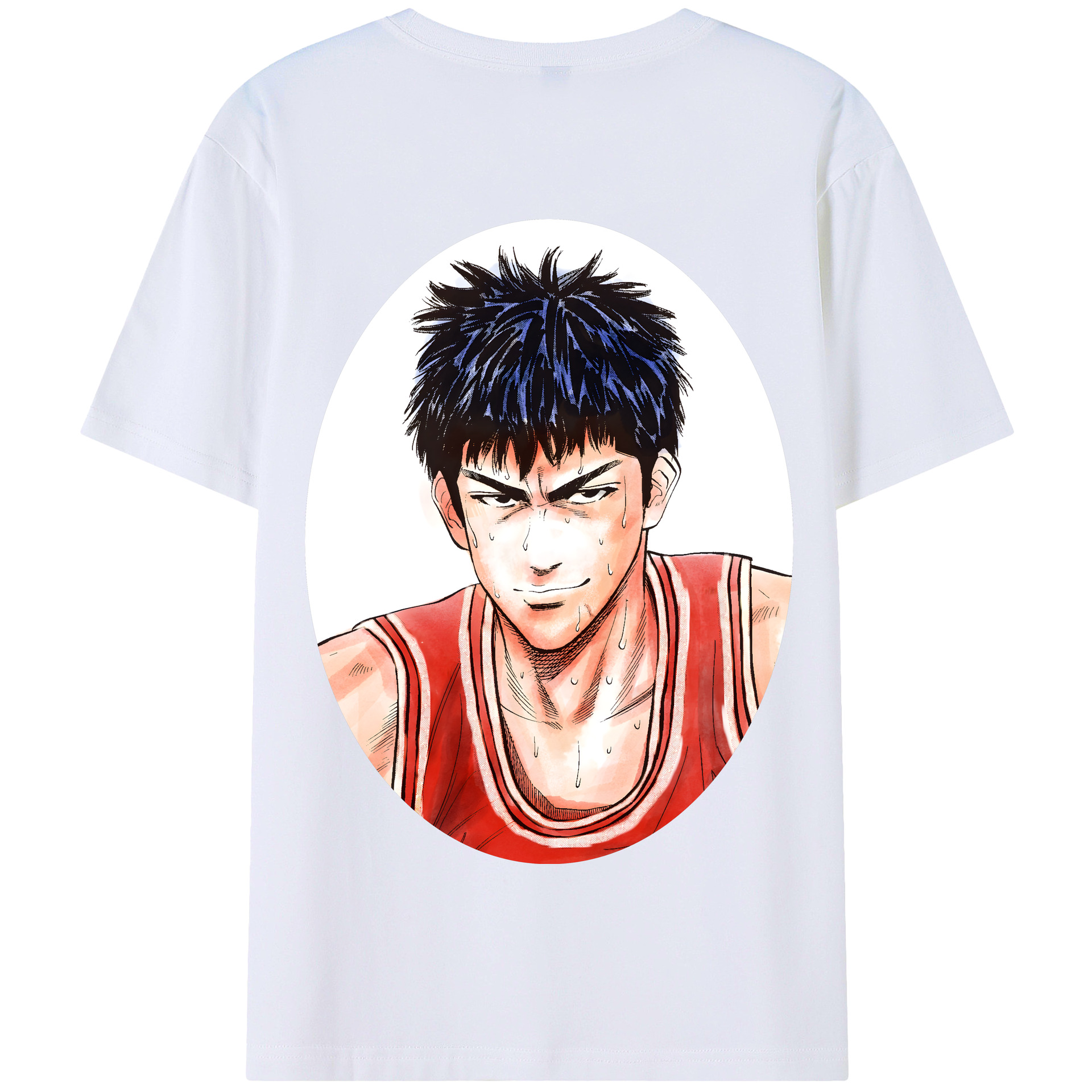 SLAM DUNK／スラムダンク 綿100％半袖Tシャツ（背面プリント）