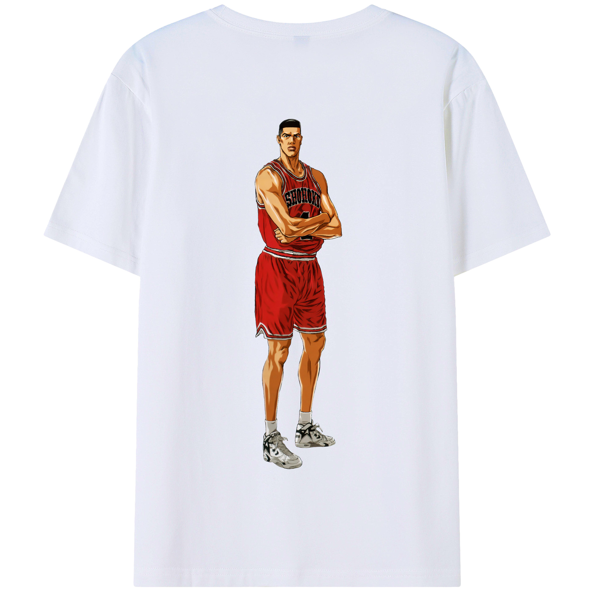 SLAM DUNK／スラムダンク 綿100％半袖Tシャツ（背面プリント）
