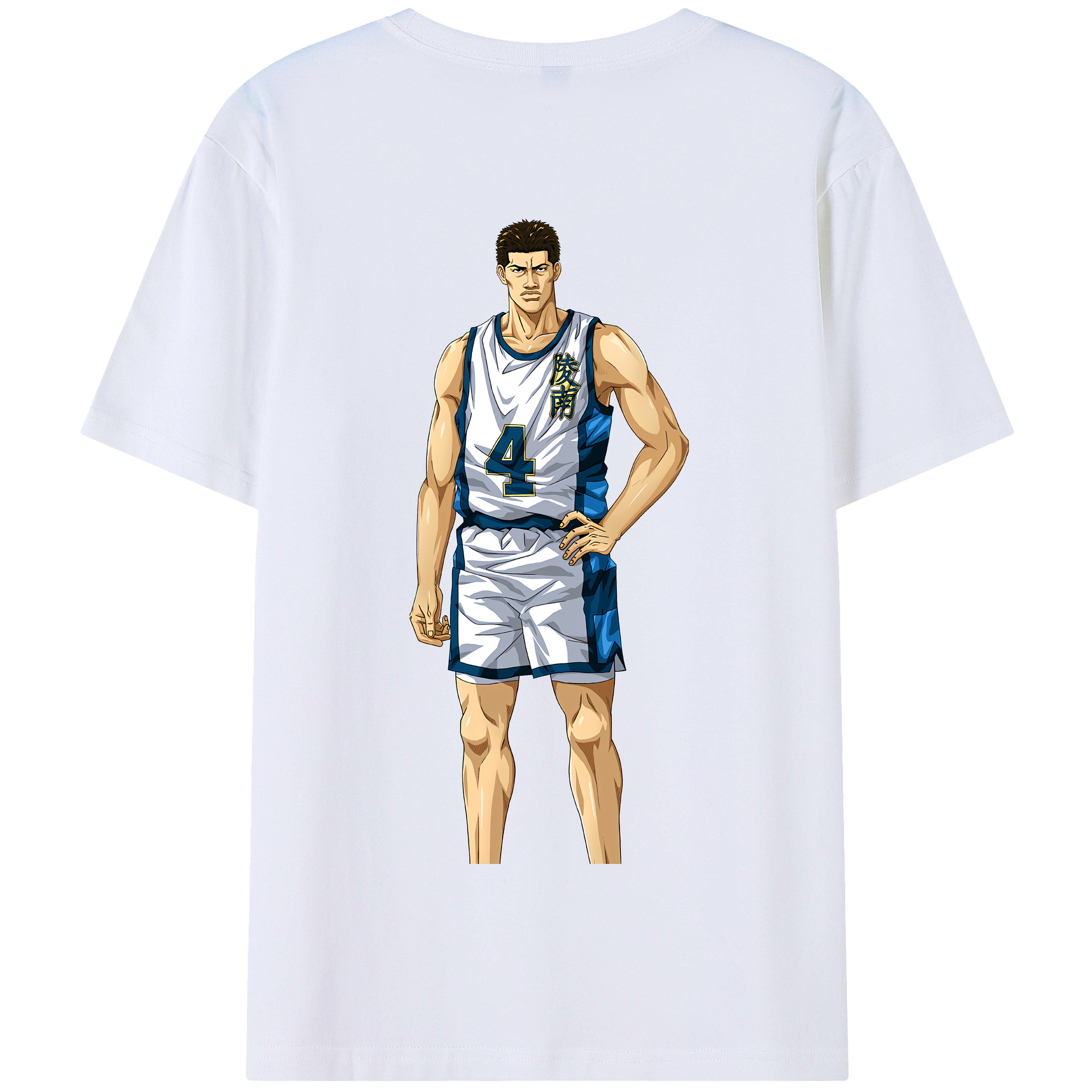 SLAM DUNK／スラムダンク 綿100％半袖Tシャツ（背面プリント）