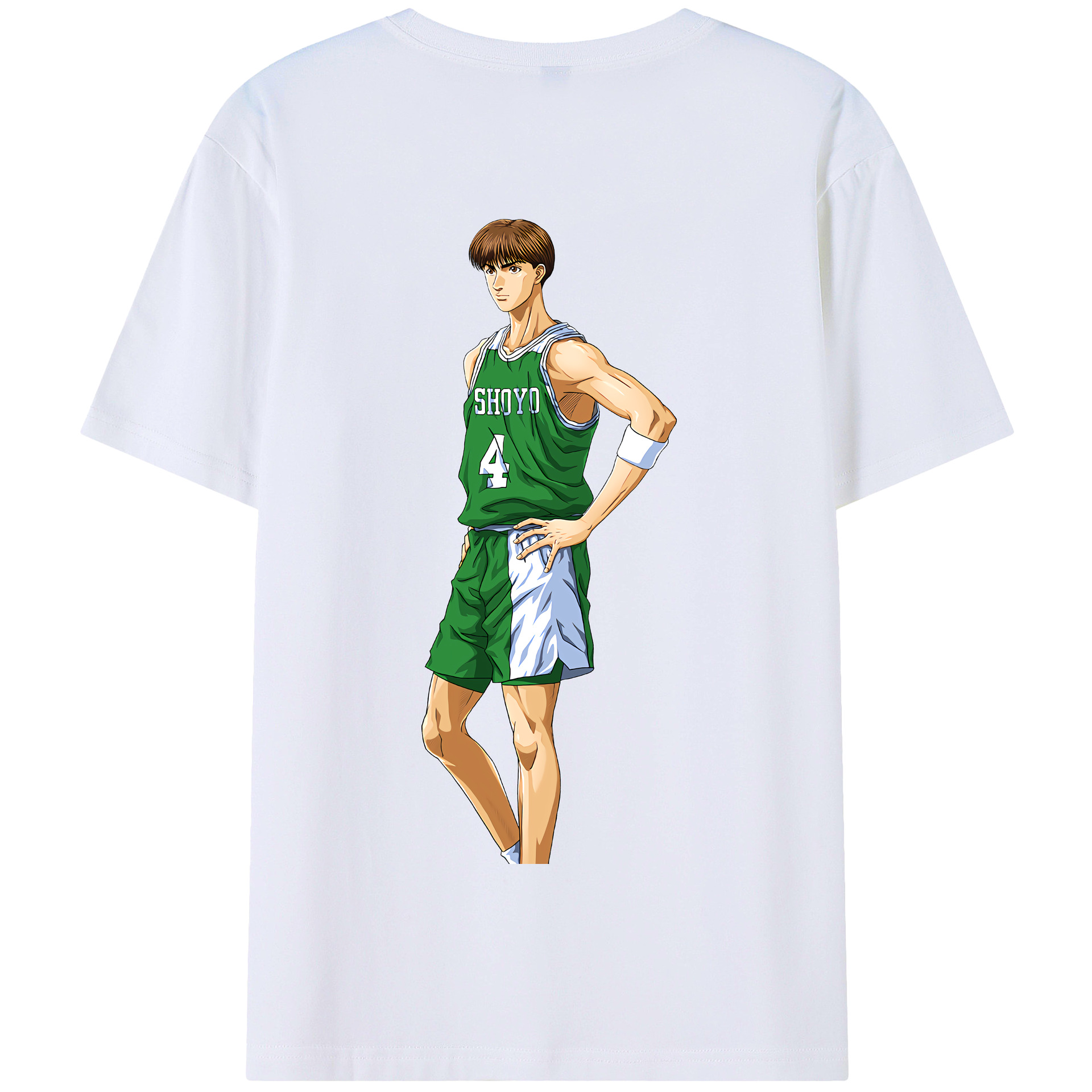 SLAM DUNK／スラムダンク 綿100％半袖Tシャツ（背面プリント）