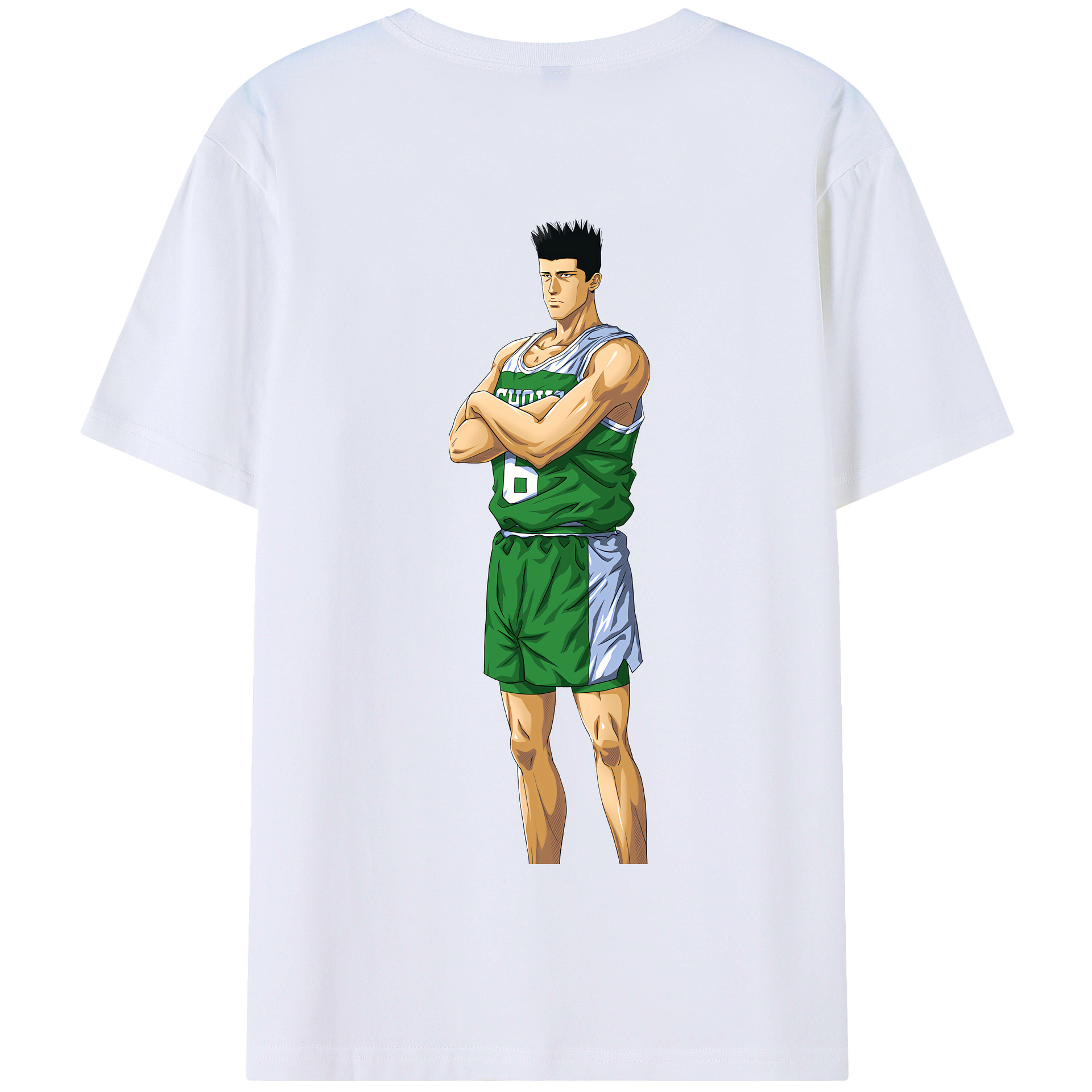 SLAM DUNK／スラムダンク 綿100％半袖Tシャツ（背面プリント）