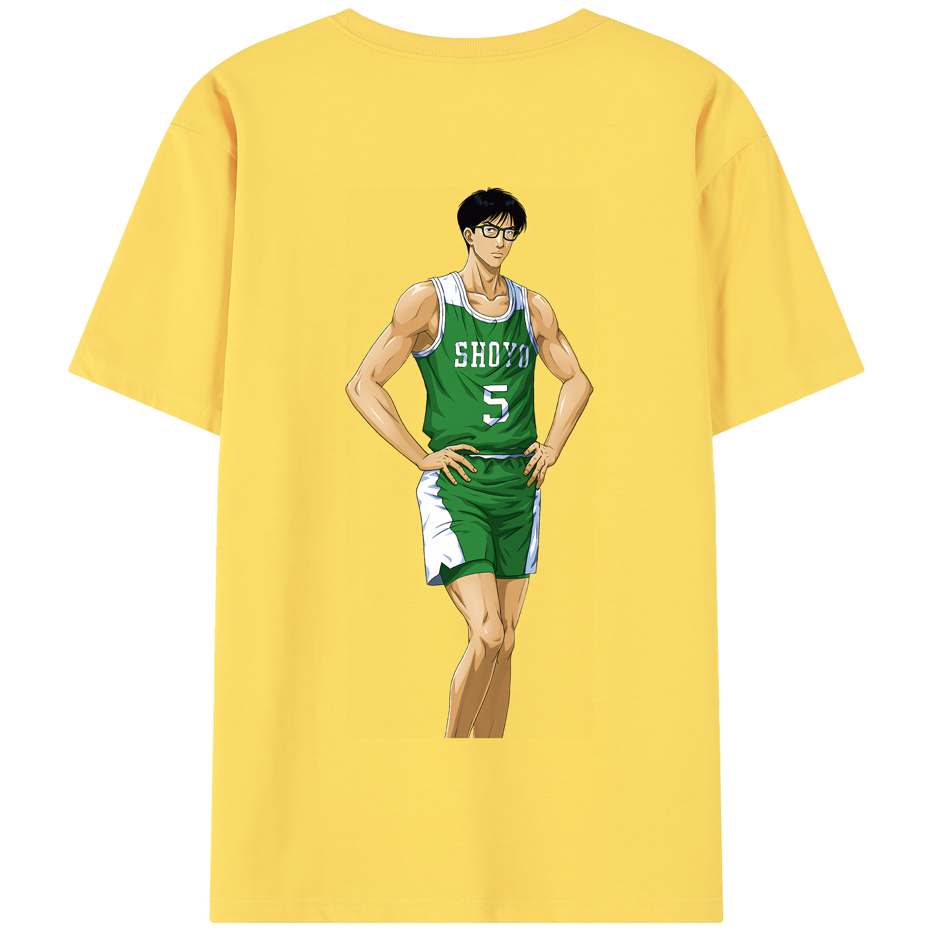 SLAM DUNK／スラムダンク 綿100％半袖Tシャツ（背面プリント）