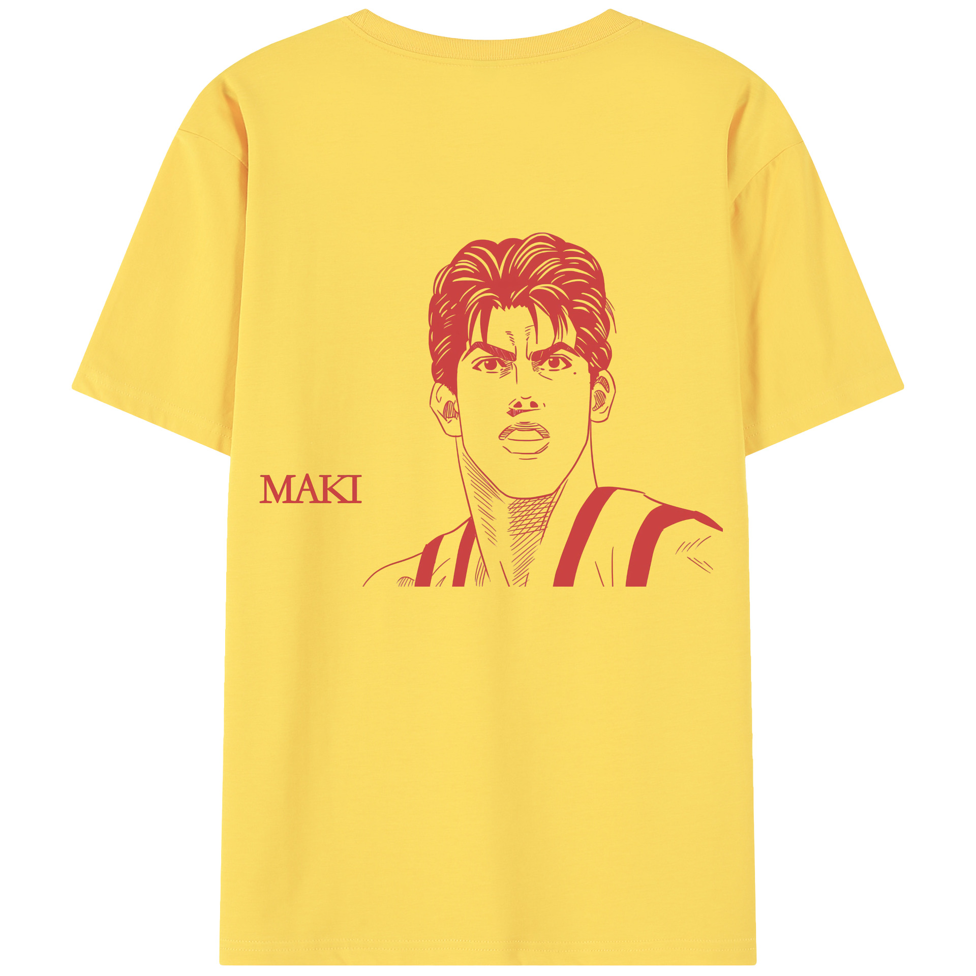 SLAM DUNK／スラムダンク 綿100％半袖Tシャツ（背面プリント）