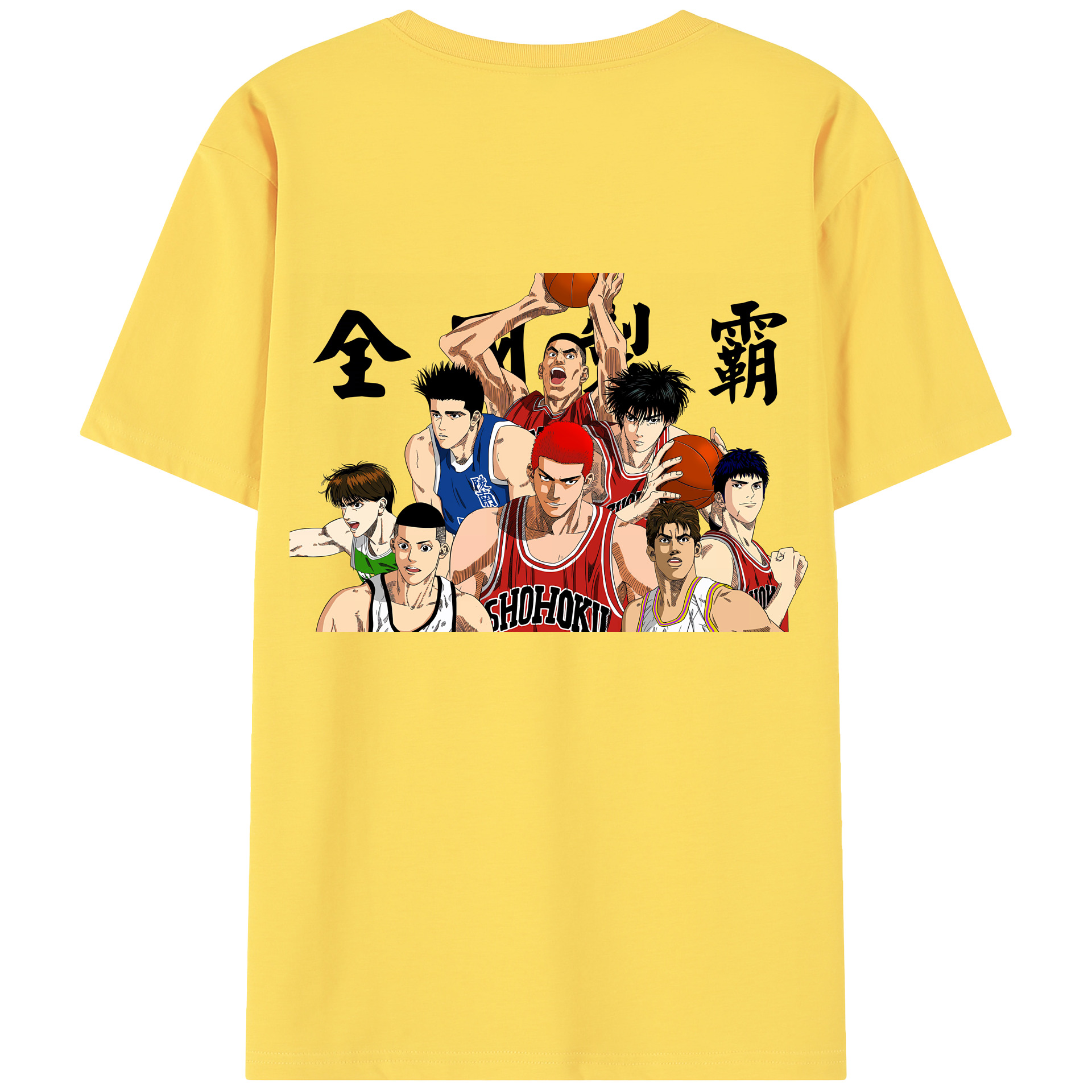 （画像用） SLAM DUNK／スラムダンク 綿100％半袖Tシャツ（背面プリント）