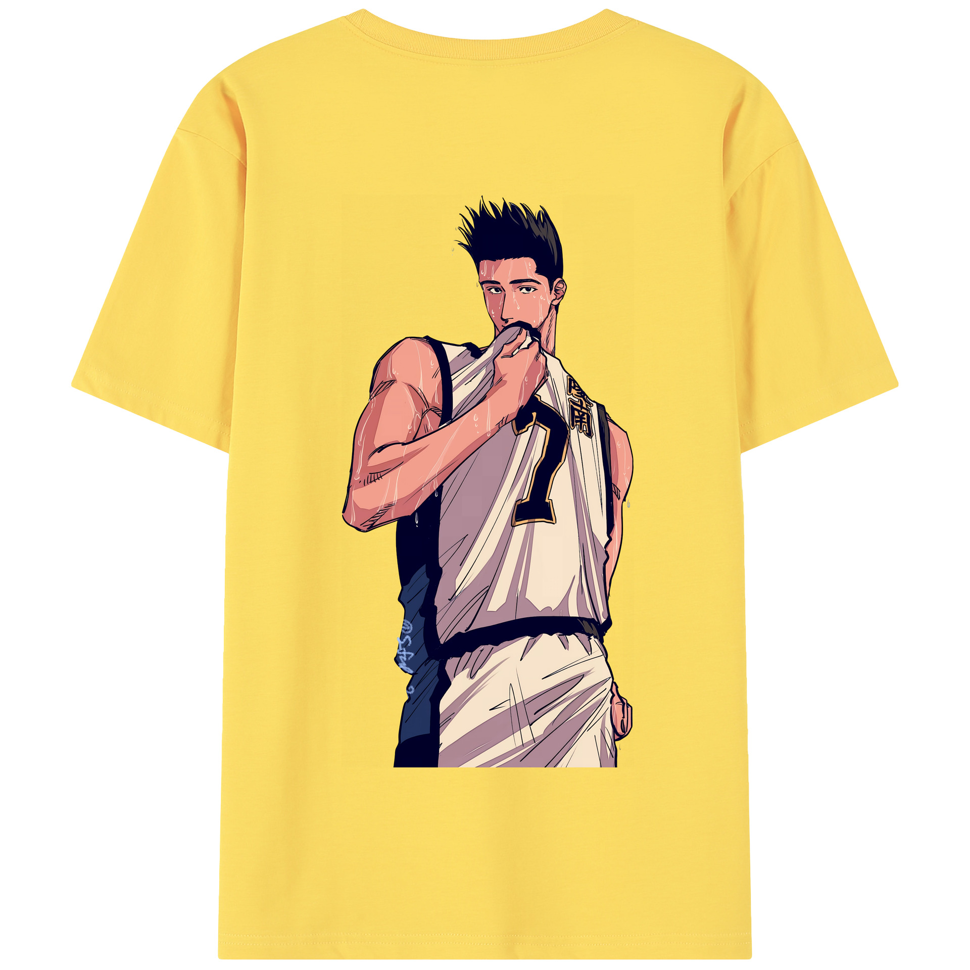 SLAM DUNK／スラムダンク 綿100％半袖Tシャツ（背面プリント）