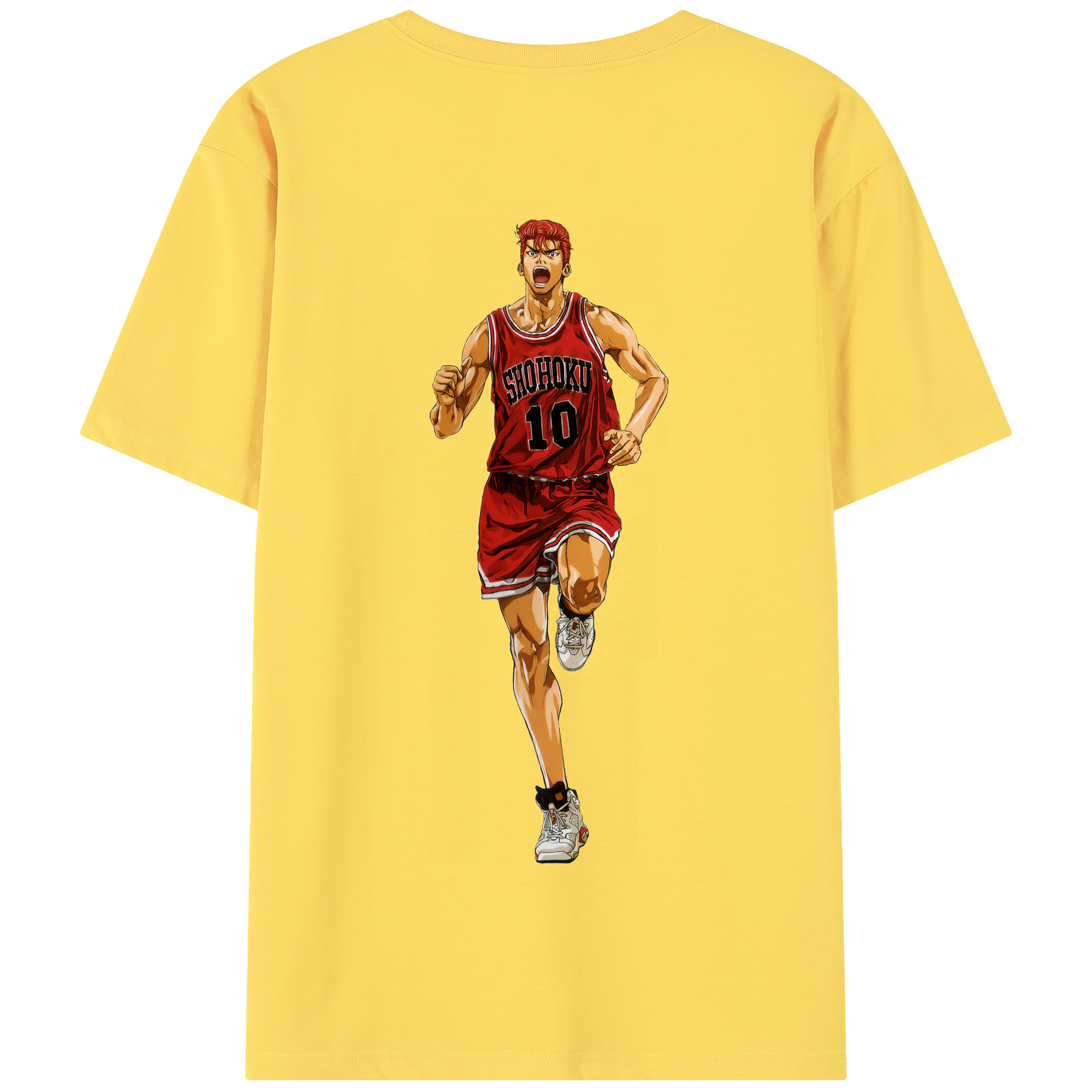 SLAM DUNK／スラムダンク 綿100％半袖Tシャツ（背面プリント）