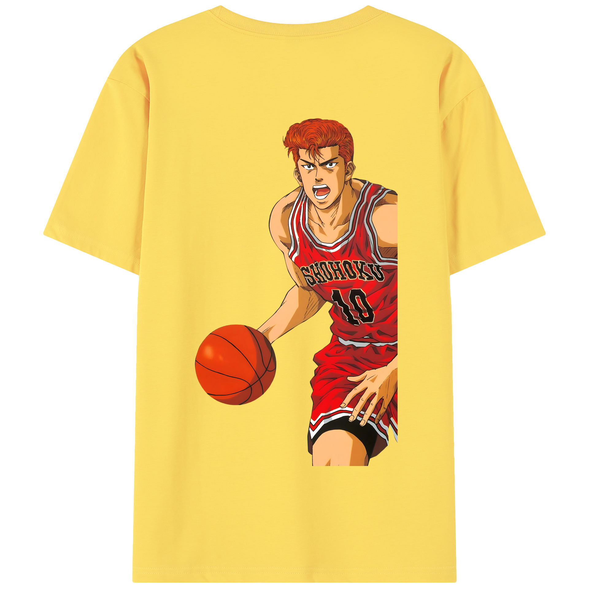 SLAM DUNK／スラムダンク 綿100％半袖Tシャツ（背面プリント）