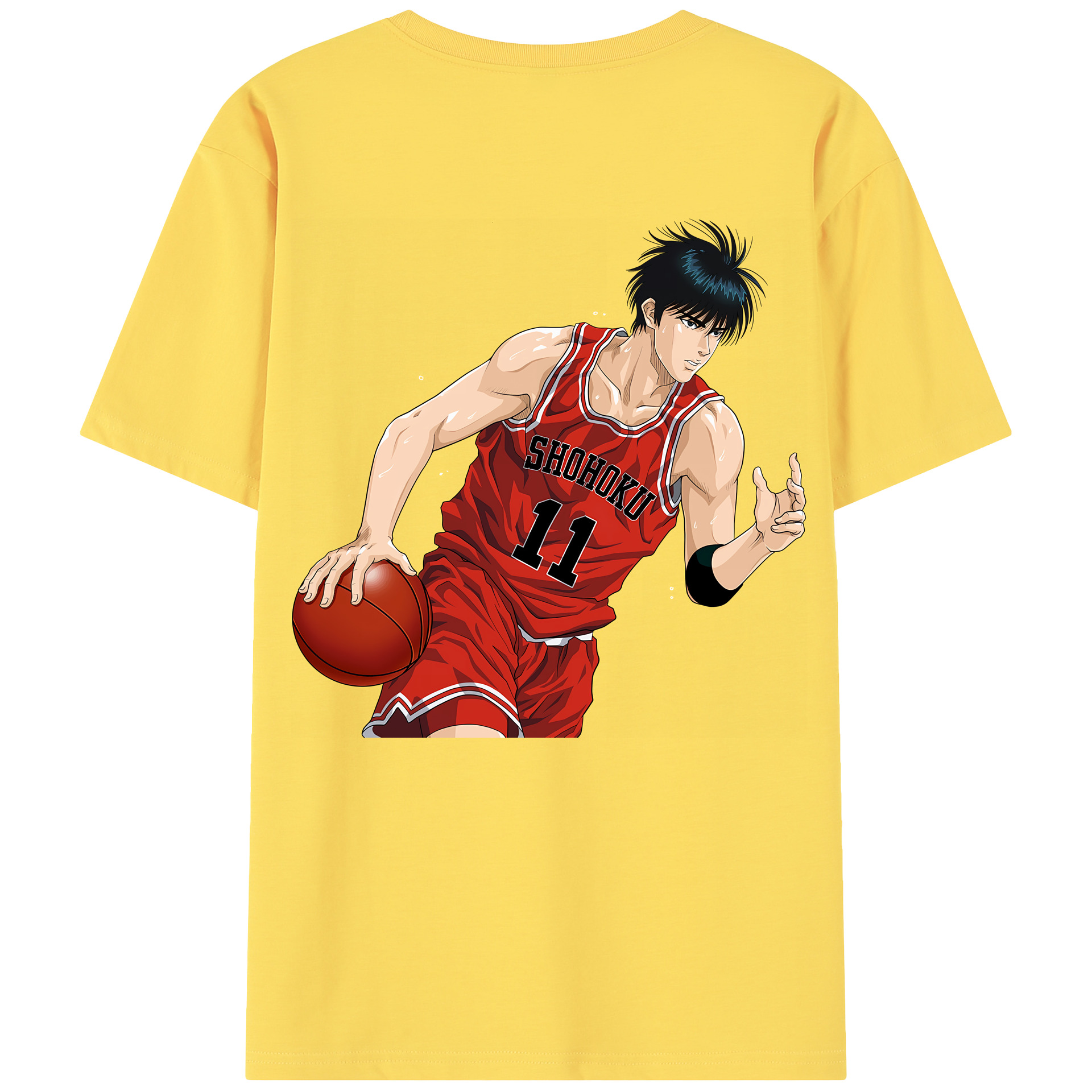 SLAM DUNK／スラムダンク 綿100％半袖Tシャツ（背面プリント）