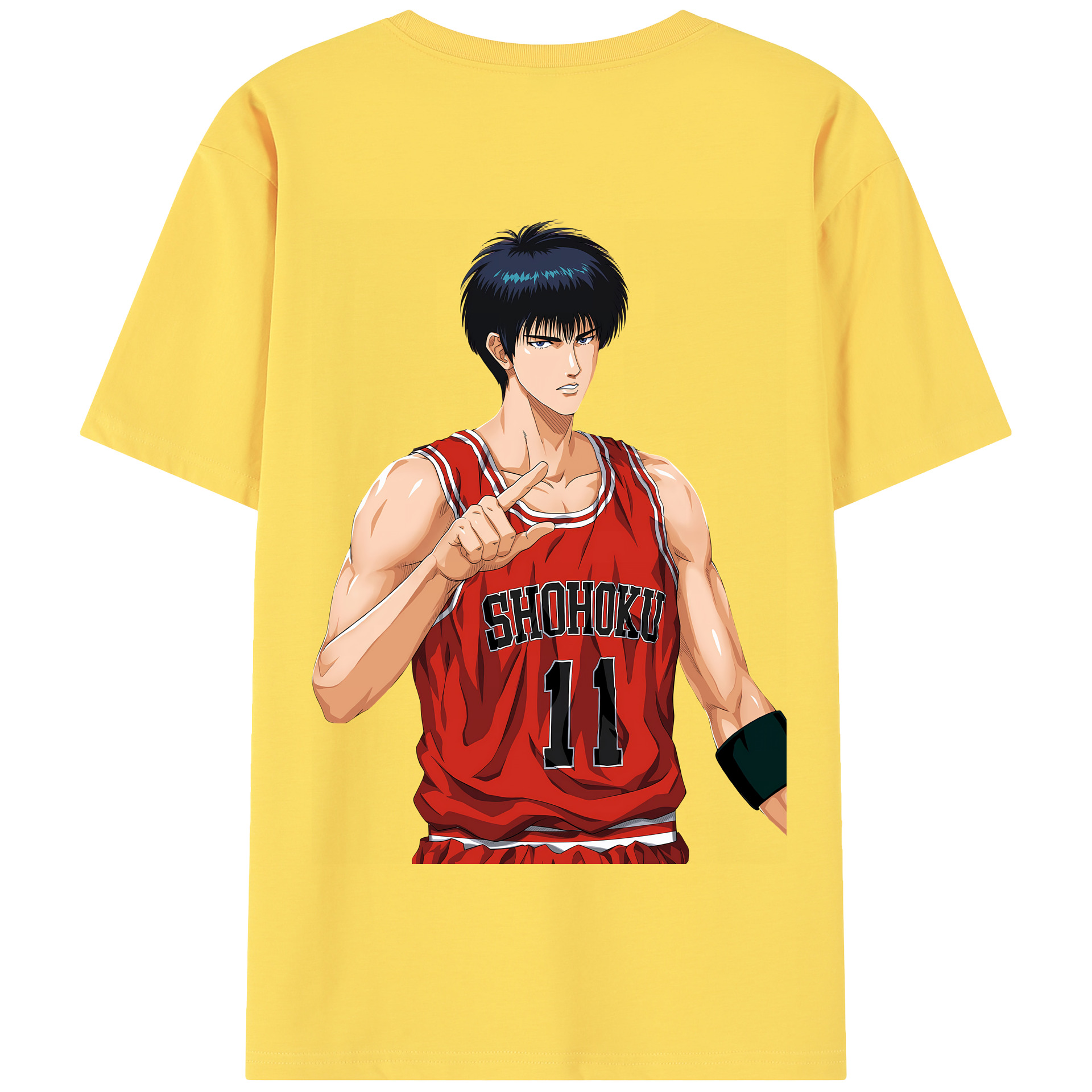 SLAM DUNK／スラムダンク 綿100％半袖Tシャツ（背面プリント）