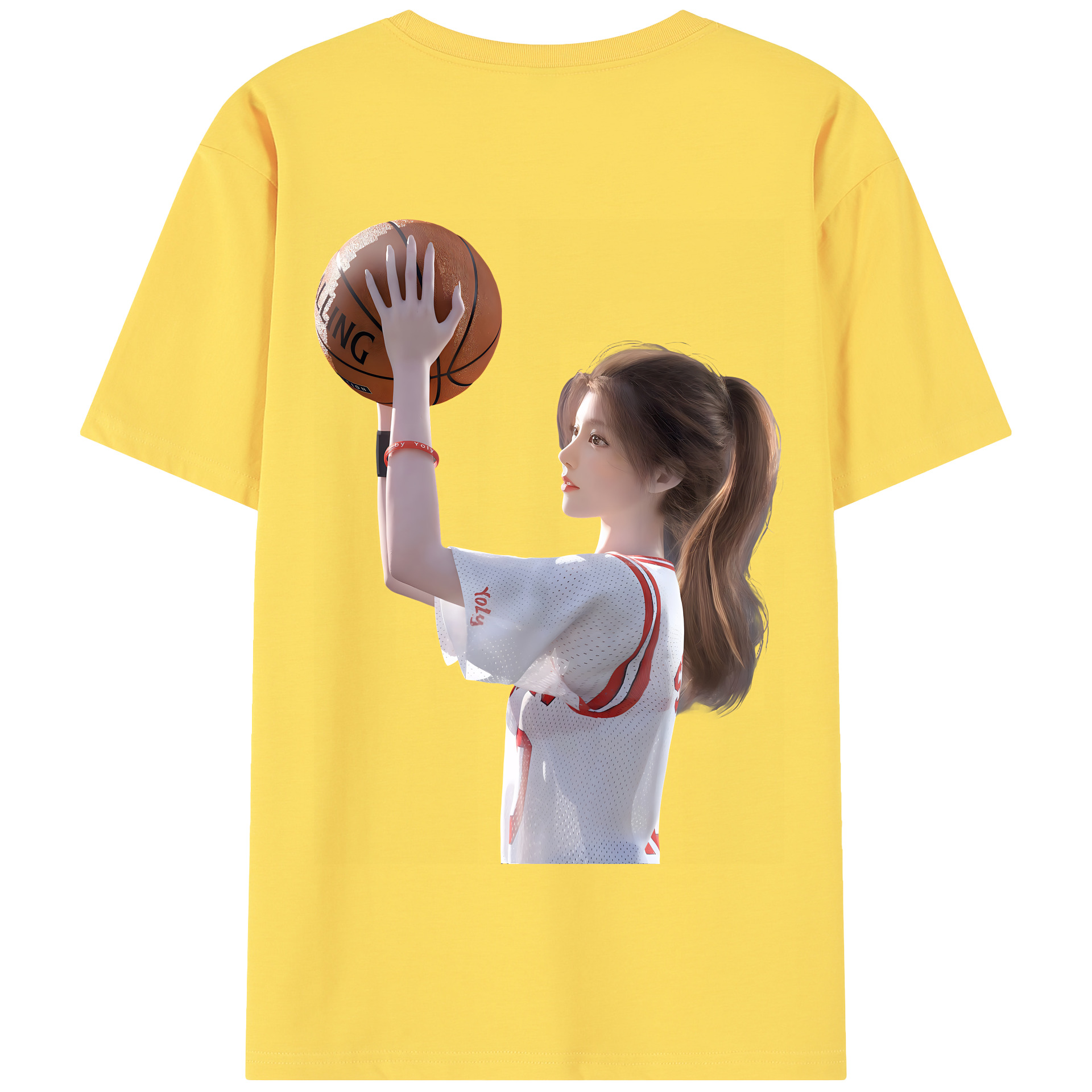 SLAM DUNK／スラムダンク 綿100％半袖Tシャツ（背面プリント）