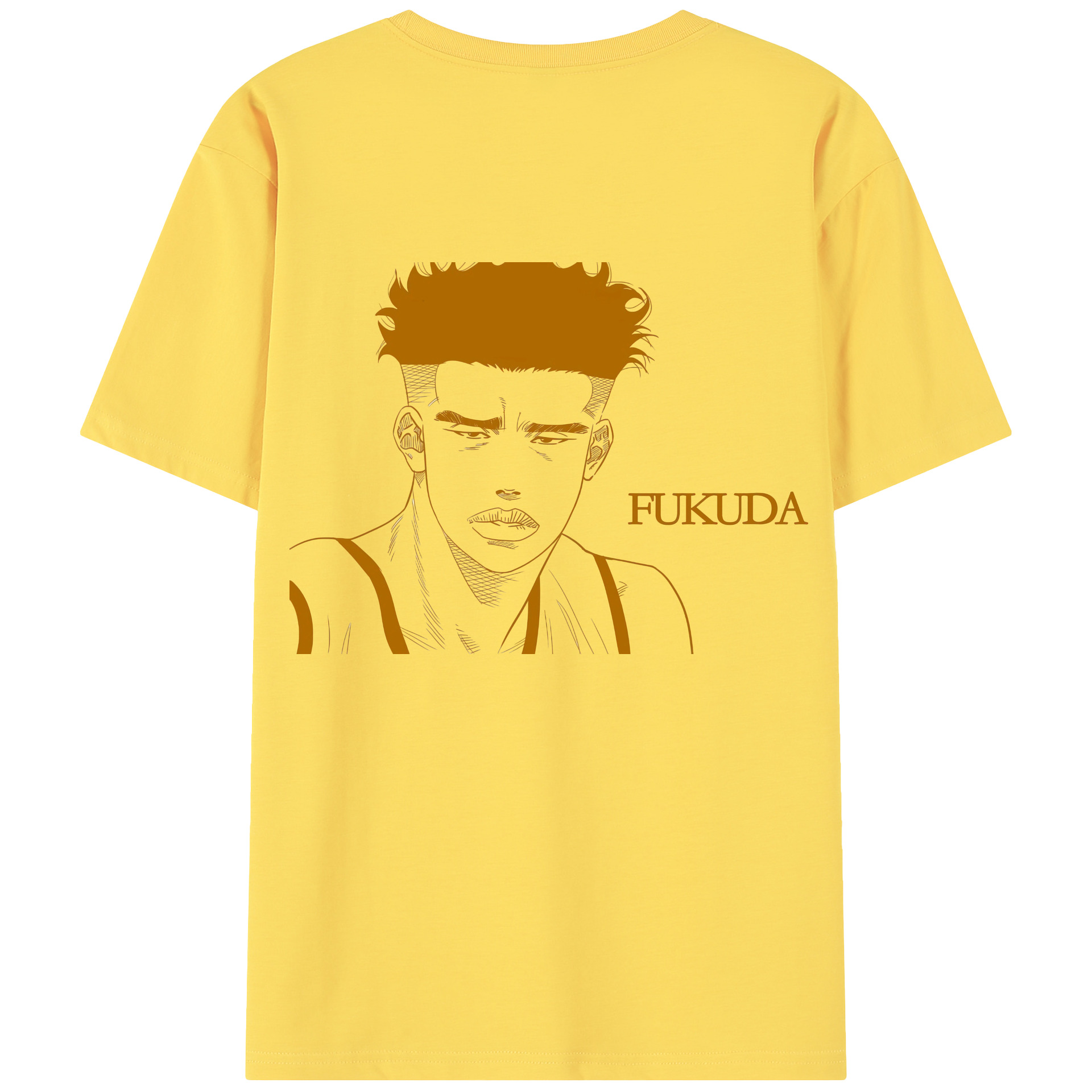 SLAM DUNK／スラムダンク 綿100％半袖Tシャツ（背面プリント）