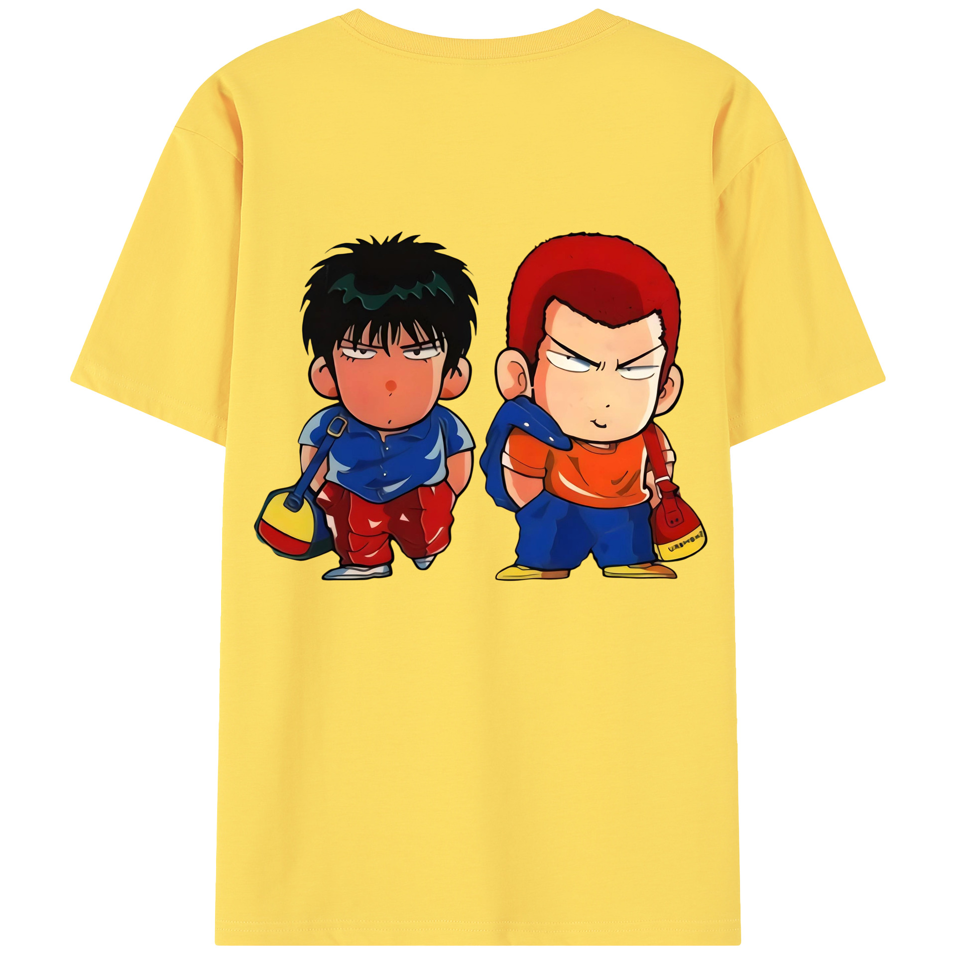 SLAM DUNK／スラムダンク 綿100％半袖Tシャツ（背面プリント）