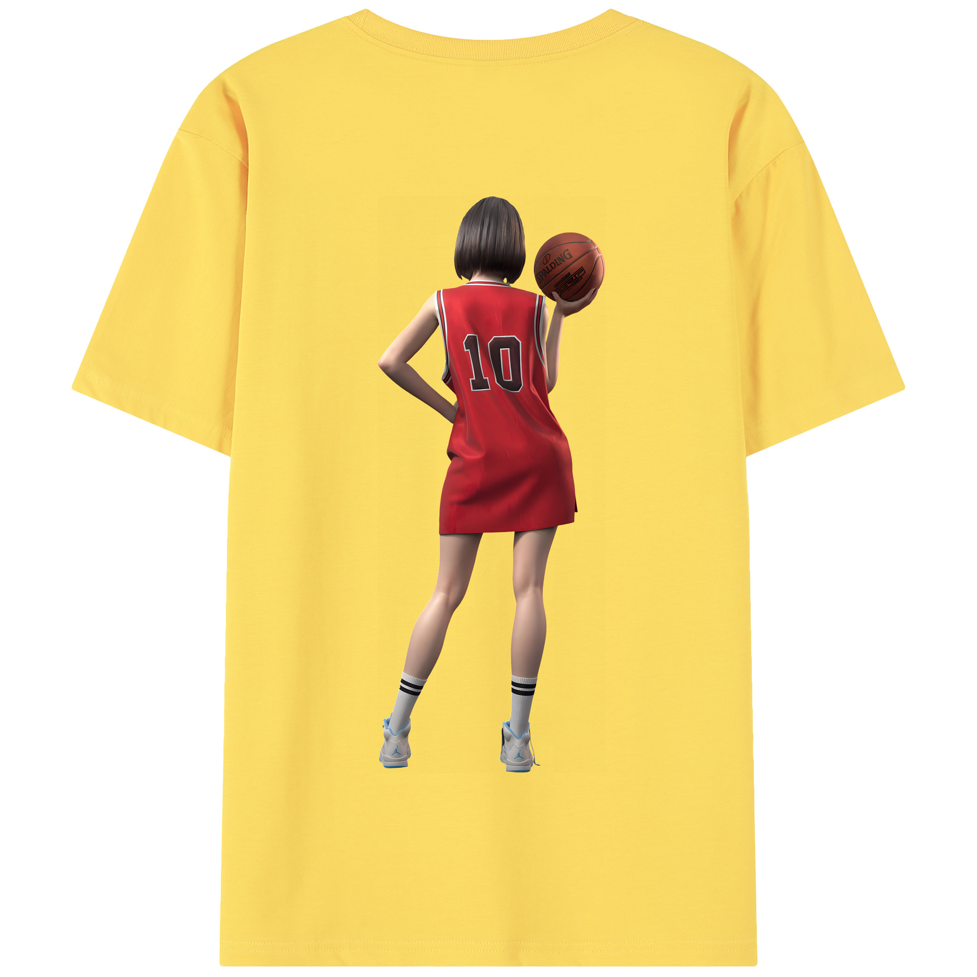 SLAM DUNK／スラムダンク 綿100％半袖Tシャツ（背面プリント）