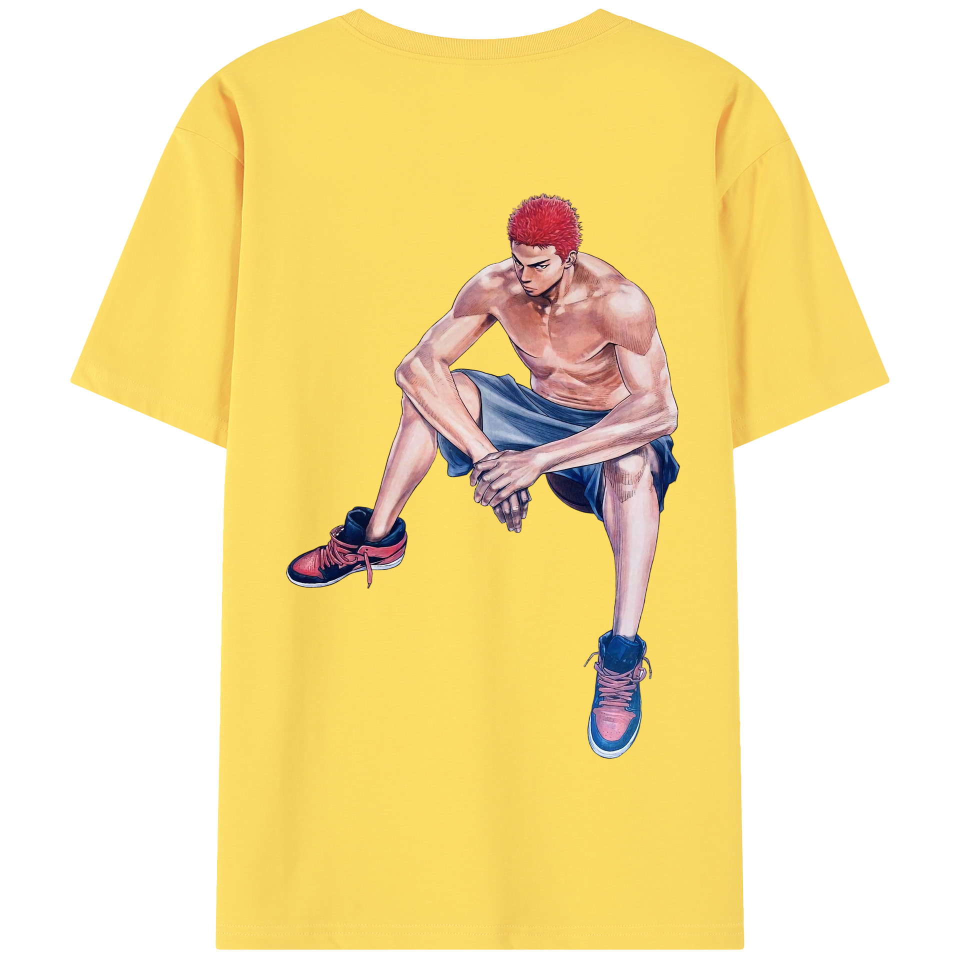 SLAM DUNK／スラムダンク 綿100％半袖Tシャツ（背面プリント）