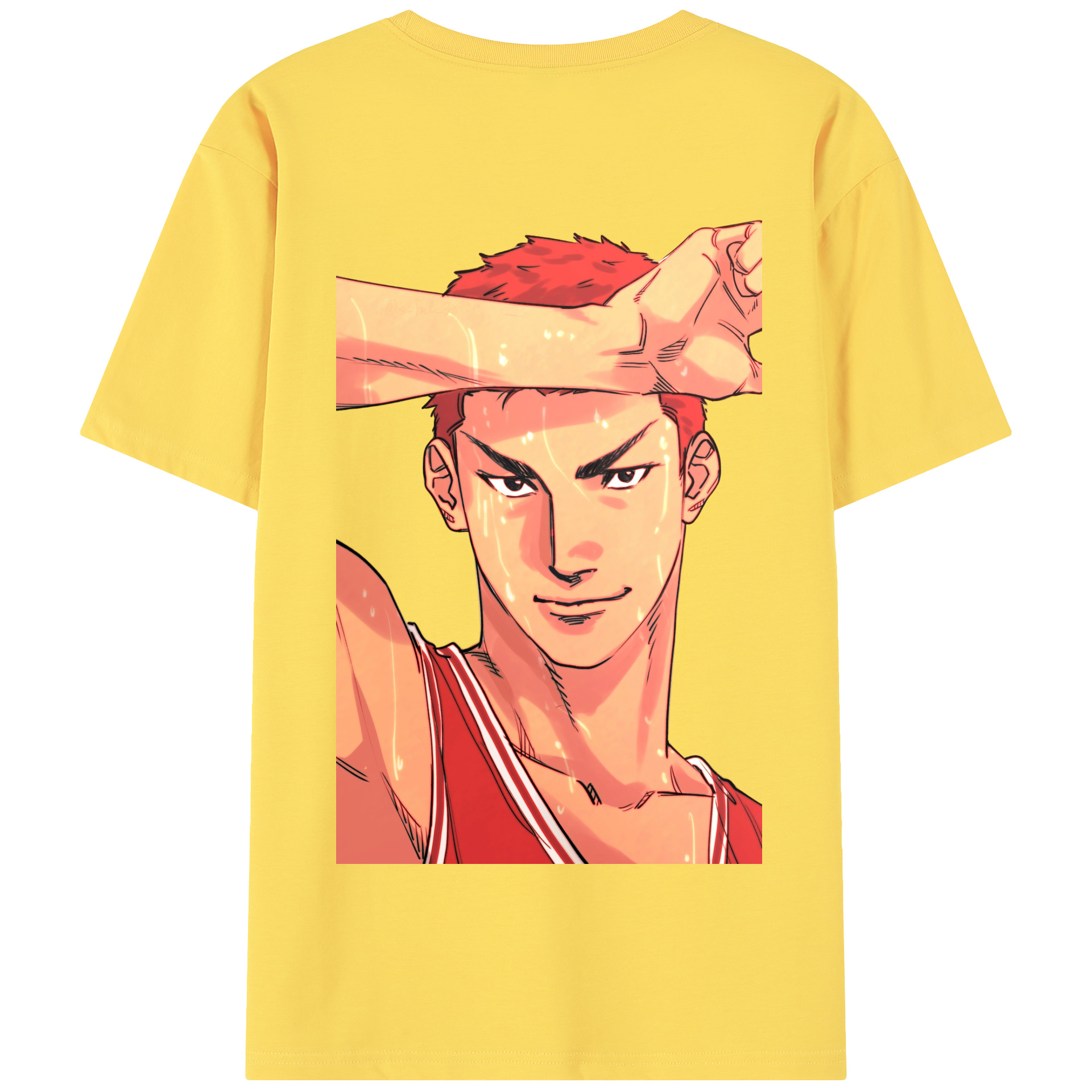 SLAM DUNK／スラムダンク 綿100％半袖Tシャツ（背面プリント）