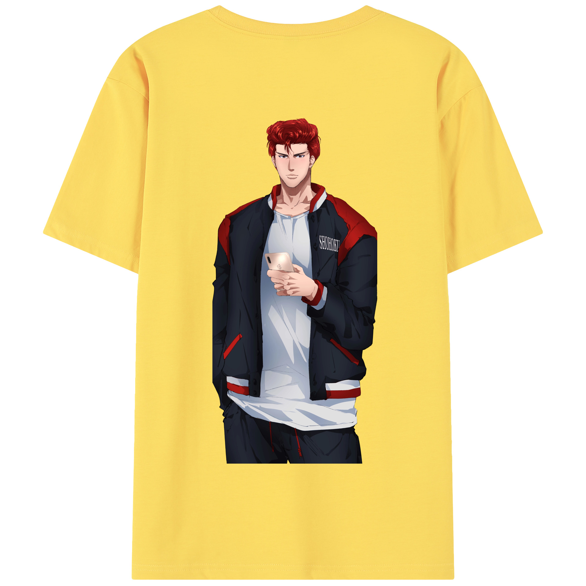 SLAM DUNK／スラムダンク 綿100％半袖Tシャツ（背面プリント）