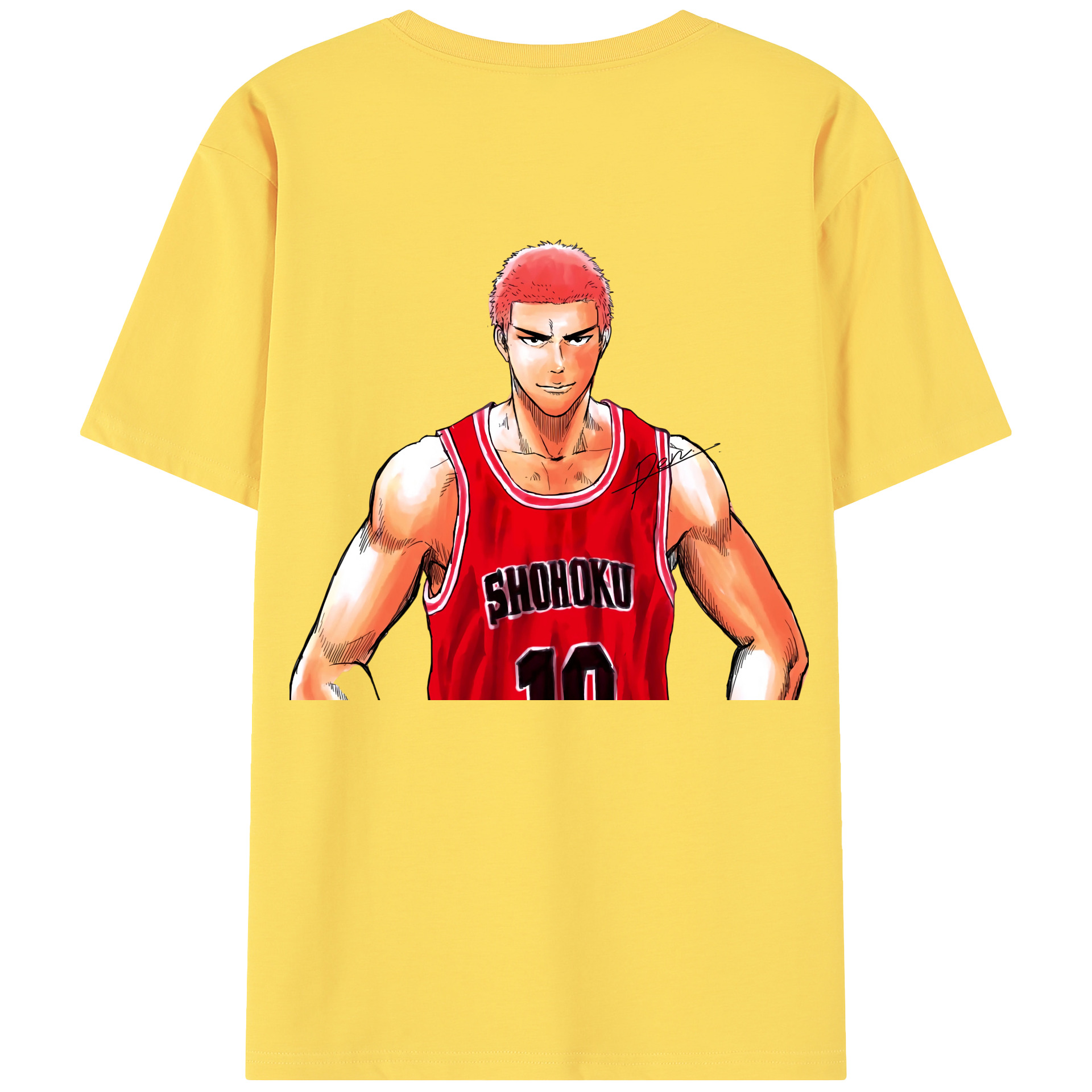 SLAM DUNK／スラムダンク 綿100％半袖Tシャツ（背面プリント）