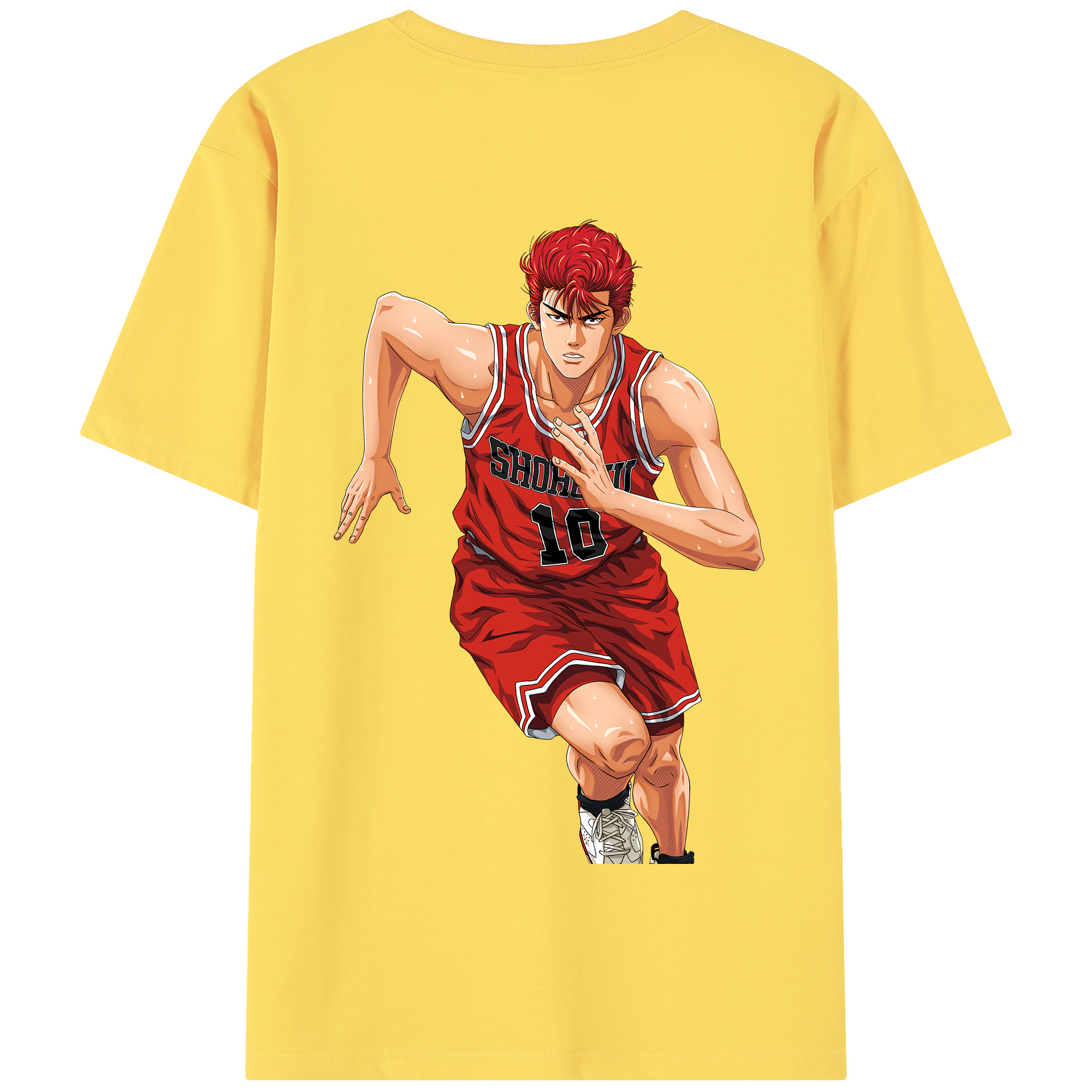SLAM DUNK／スラムダンク 綿100％半袖Tシャツ（背面プリント）