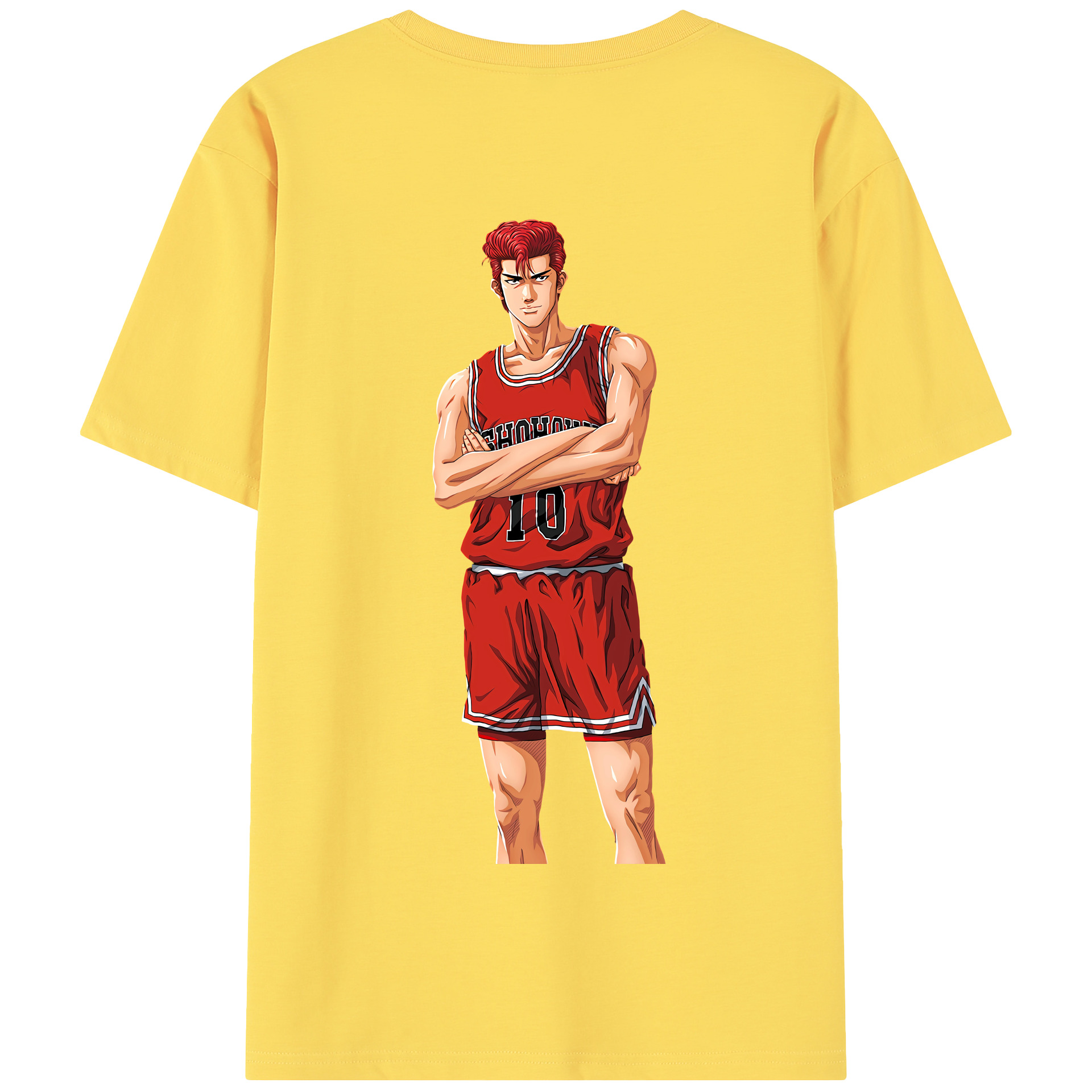 SLAM DUNK／スラムダンク 綿100％半袖Tシャツ（背面プリント）