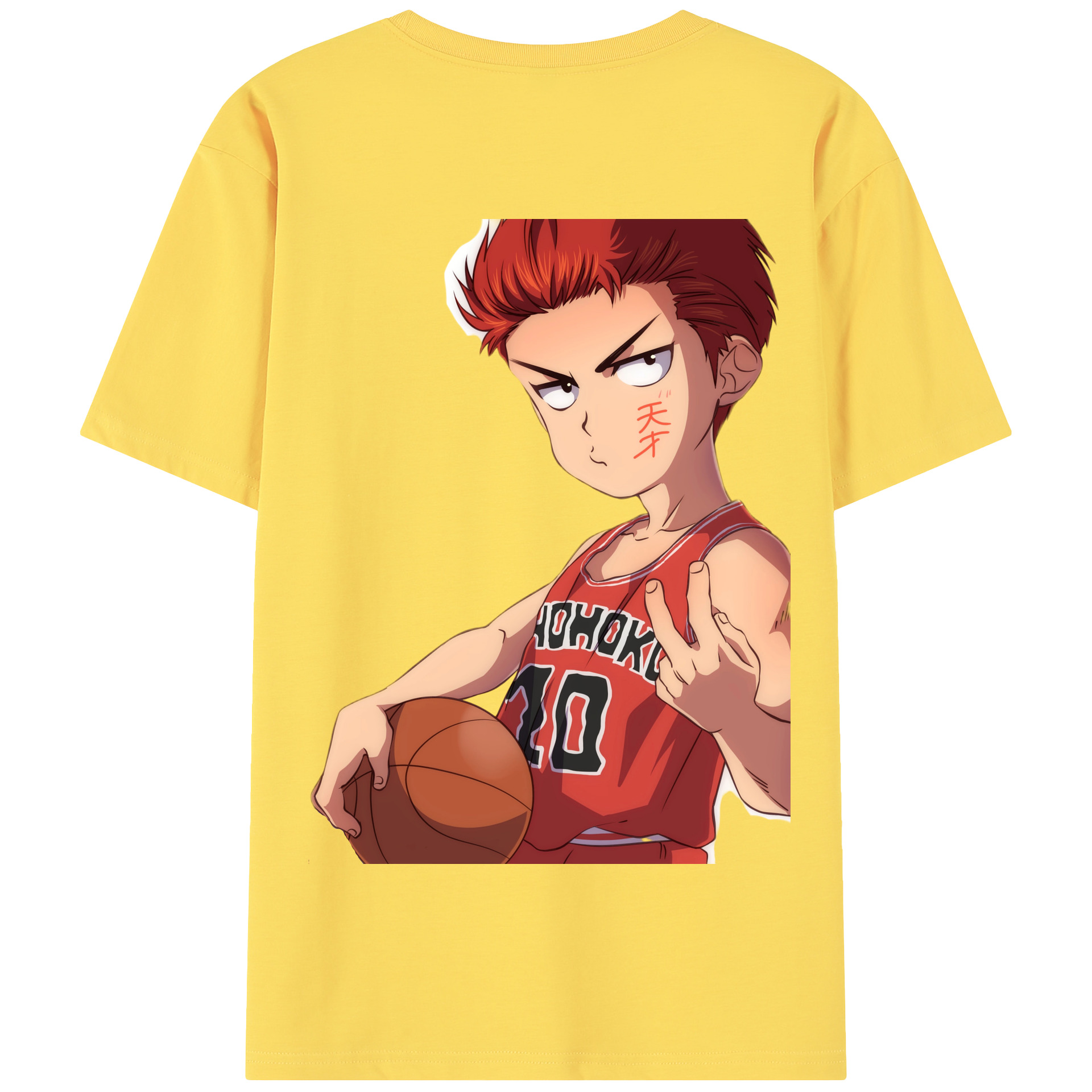 SLAM DUNK／スラムダンク 綿100％半袖Tシャツ（背面プリント）