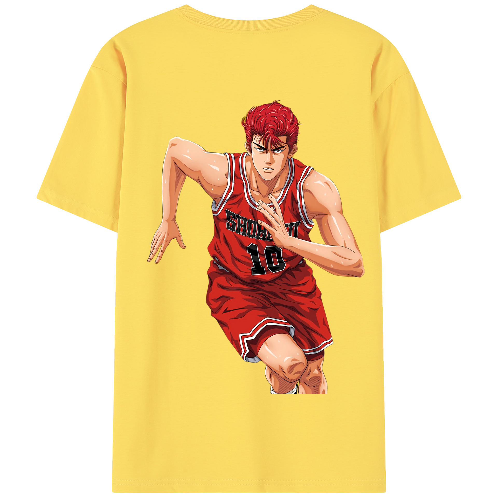 SLAM DUNK／スラムダンク 綿100％半袖Tシャツ（背面プリント）