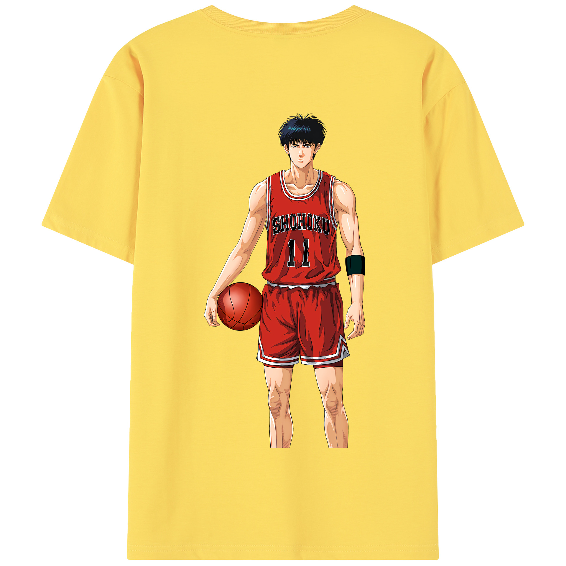 SLAM DUNK／スラムダンク 綿100％半袖Tシャツ（背面プリント）