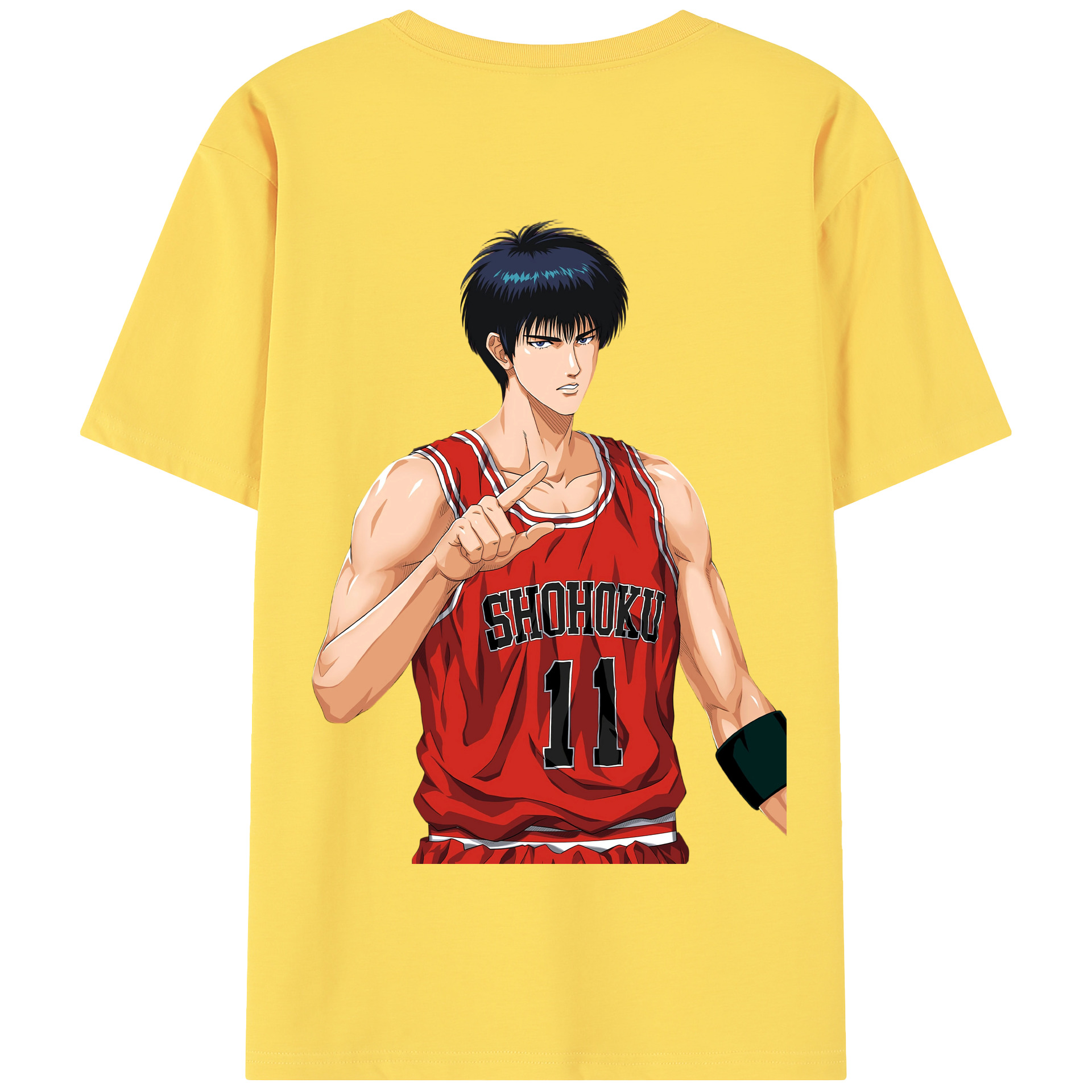 SLAM DUNK／スラムダンク 綿100％半袖Tシャツ（背面プリント）