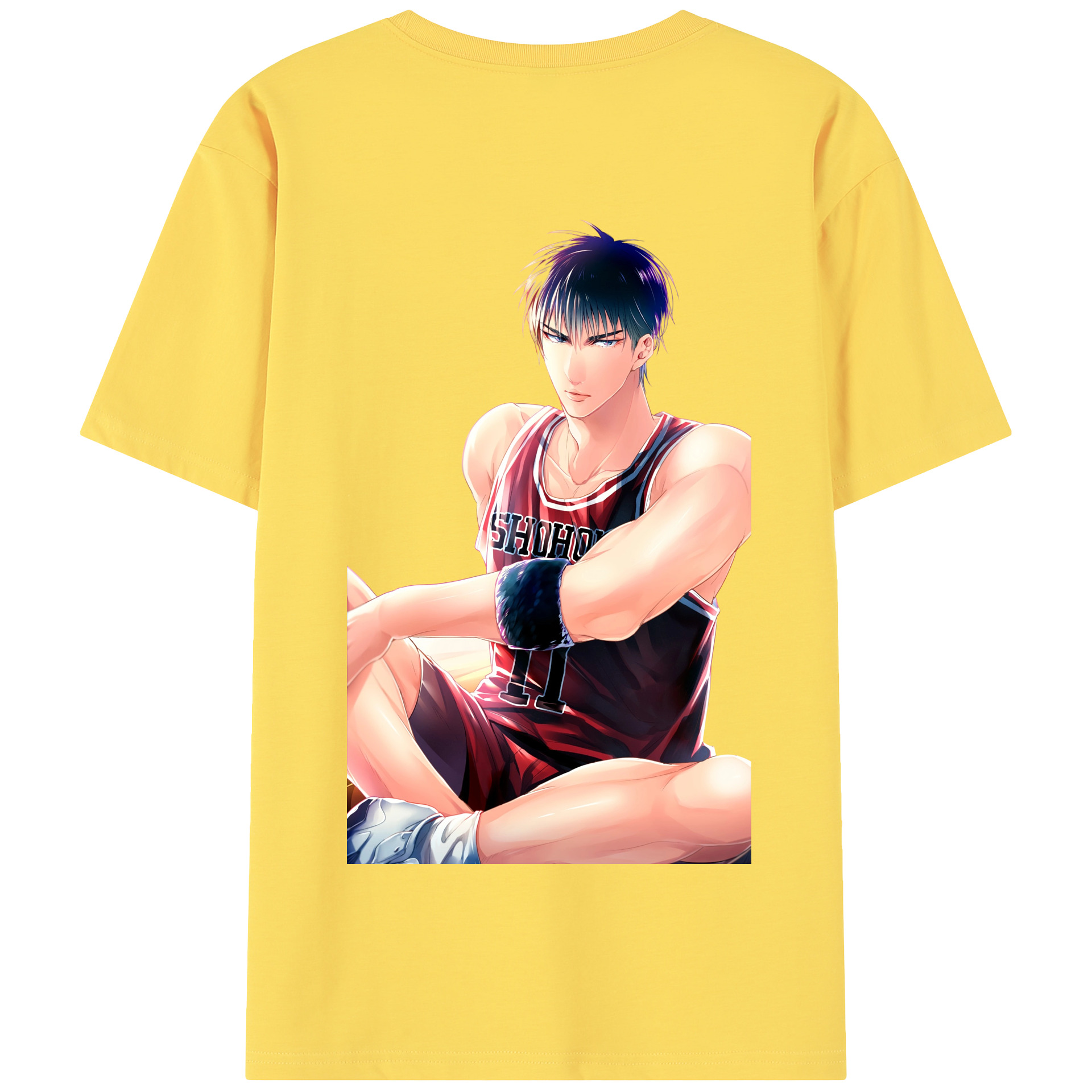 SLAM DUNK／スラムダンク 綿100％半袖Tシャツ（背面プリント）